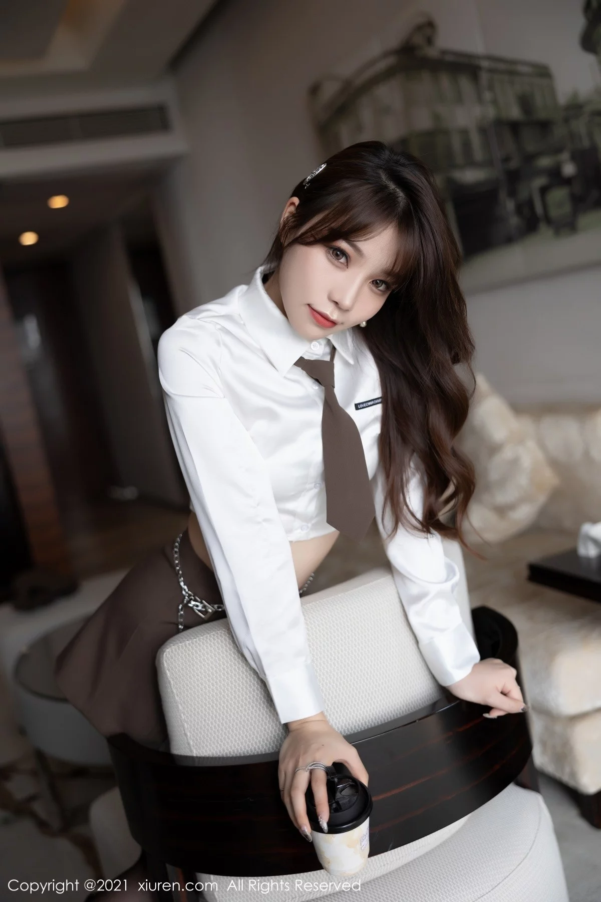 [[XiuRen秀人网]秀人网]No.4299_女神芝芝Booty情趣调教白衬衣下性感内衣配黑丝裤袜诱惑写真89P