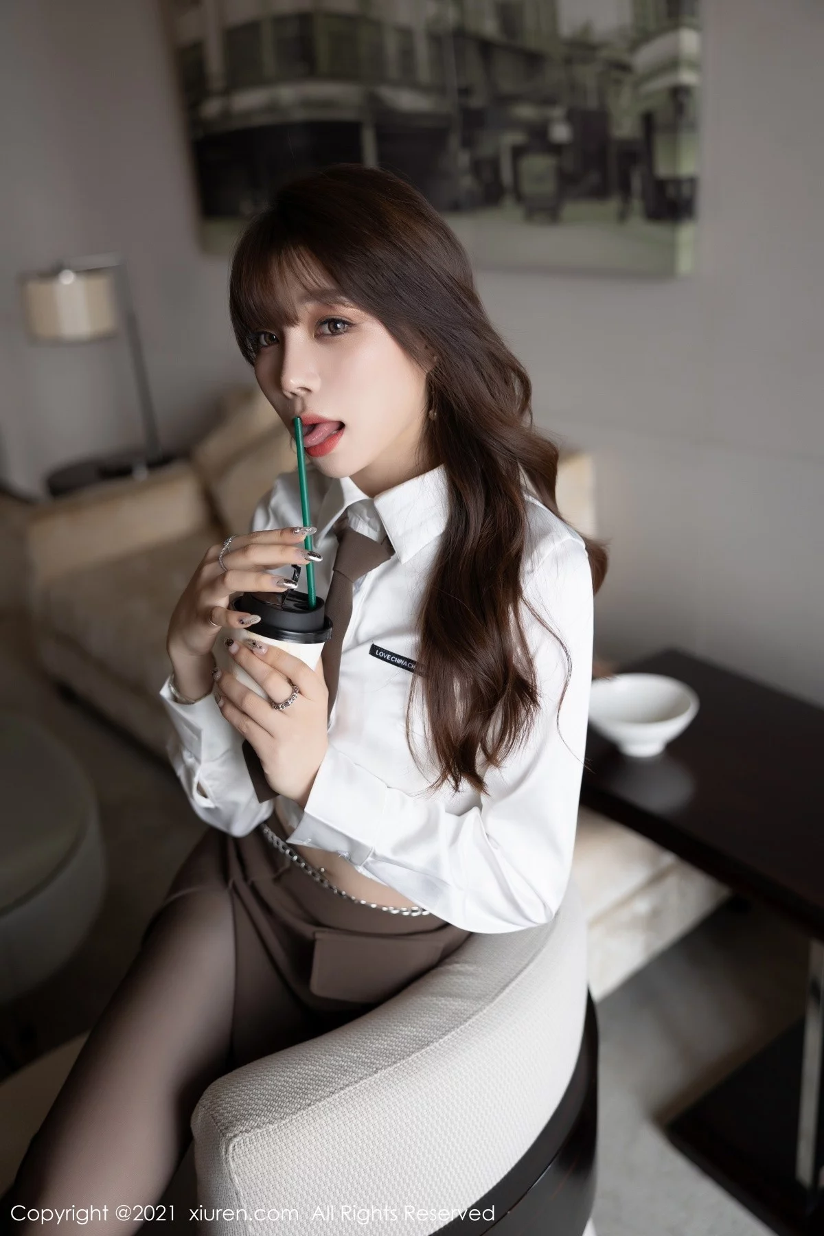 [[XiuRen秀人网]秀人网]No.4299_女神芝芝Booty情趣调教白衬衣下性感内衣配黑丝裤袜诱惑写真89P