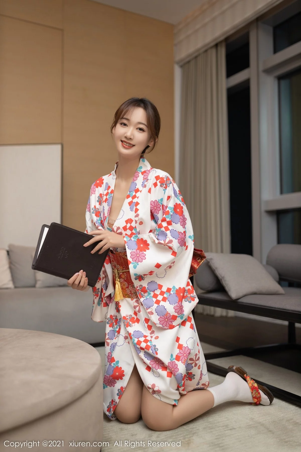 [[XiuRen秀人网]秀人网]No.4349_模特唐安琪江浙沪旅拍日料情景主题脱和服露蕾丝内衣诱惑写真88P