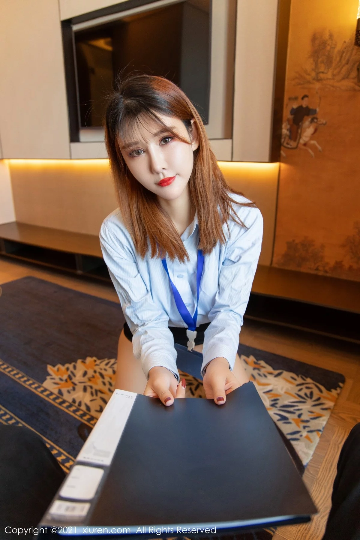 [[XiuRen秀人网]秀人网]No.4247_模特夏沫沫tifa职业秘书OL主题私房情趣捆绑秀完美身材诱惑写真50P