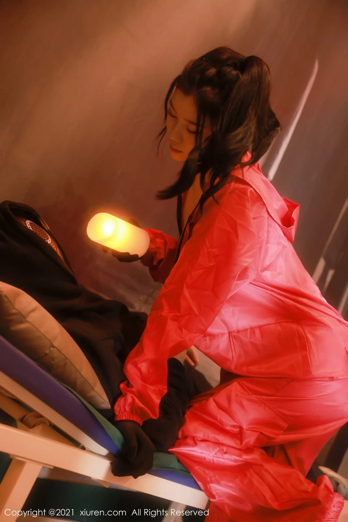 [[XiuRen秀人网]秀人网]No.4266_模特李雅柔182CM视觉魅惑体验半脱露性感黑色内衣诱惑写真54P