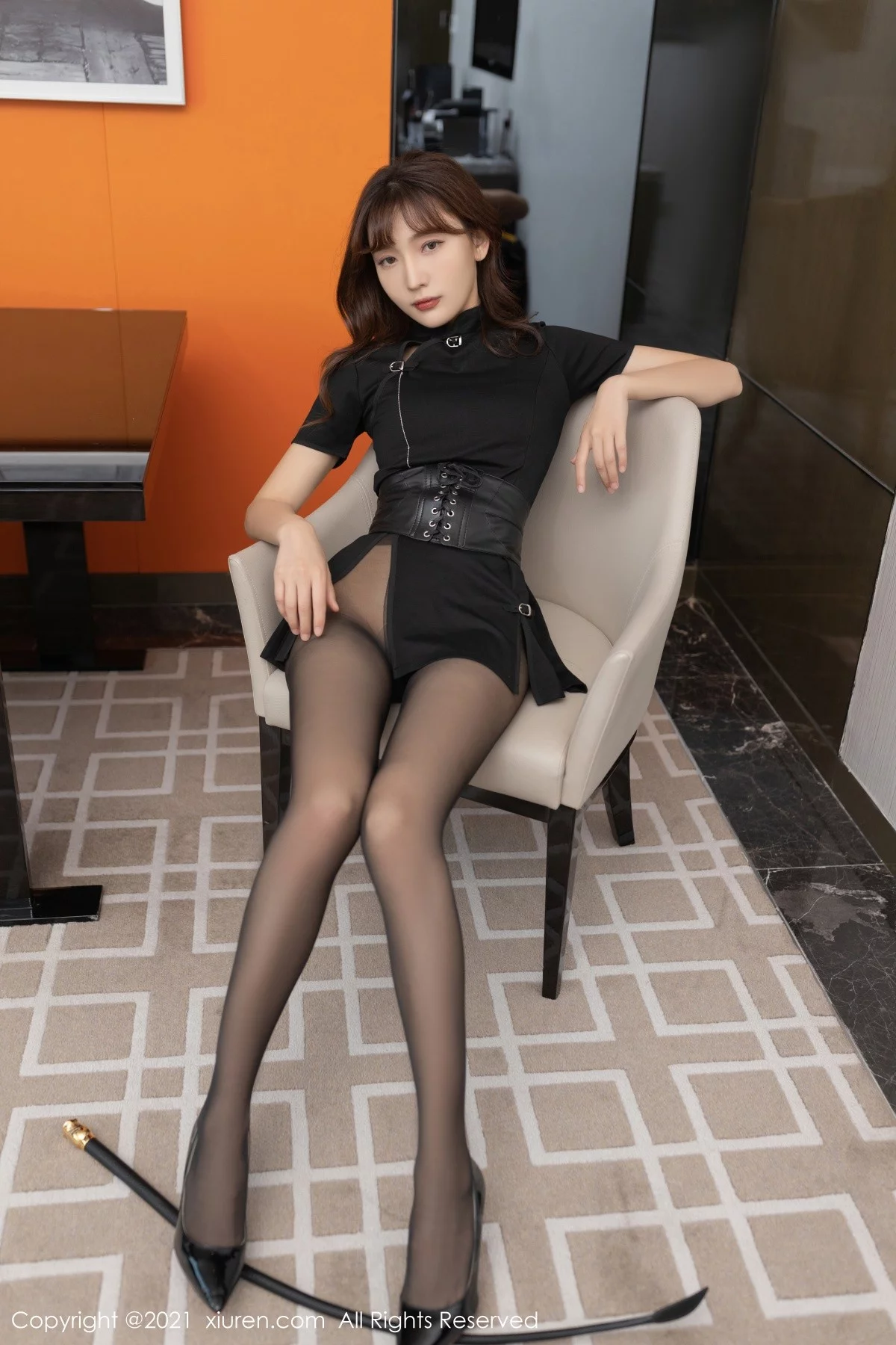 [[XiuRen秀人网]秀人网]No.4268_模特陆萱萱江浙沪旅拍半脱露黑色蕾丝内衣配黑丝裤袜诱惑写真78P