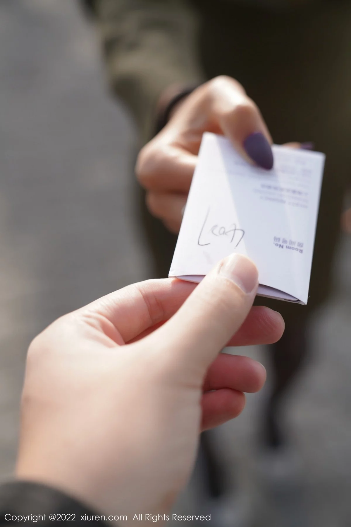 [[XiuRen秀人网]秀人网]No.4428_模特蓝夏Akasha靓丽灰绿色上衣配短裙露性感内衣极致魅惑写真50P