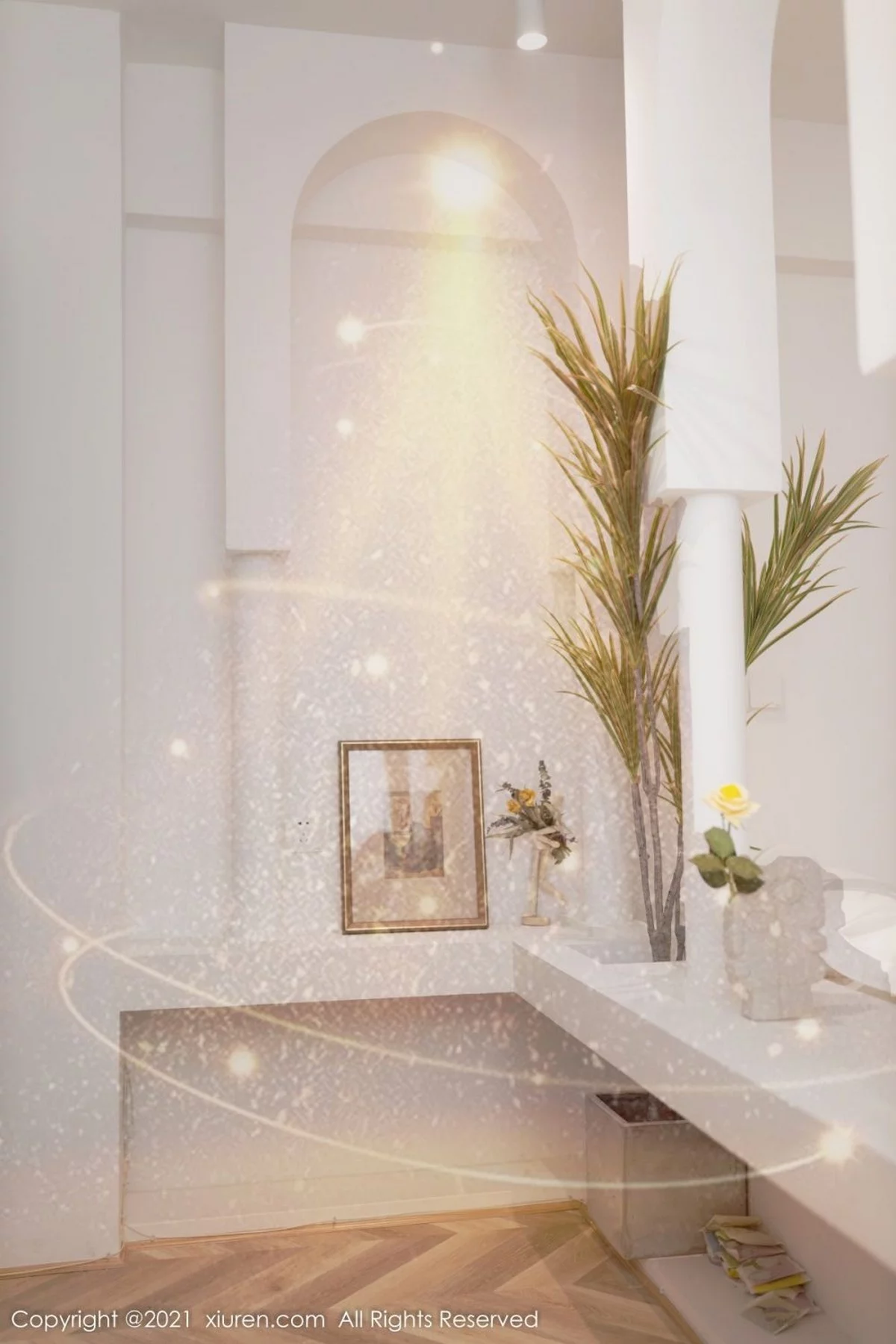 [[XiuRen秀人网]秀人网]No.4383_模特鱼子酱Fish圣诞节主题私房半脱红色上衣露豪乳惹火诱惑写真77P