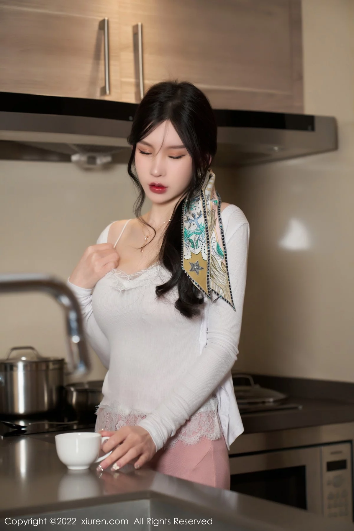 [[XiuRen秀人网]秀人网]No.4517_女神周于希Sally情节拍摄白色收身上衣配粉色裙子完美诱惑写真98P