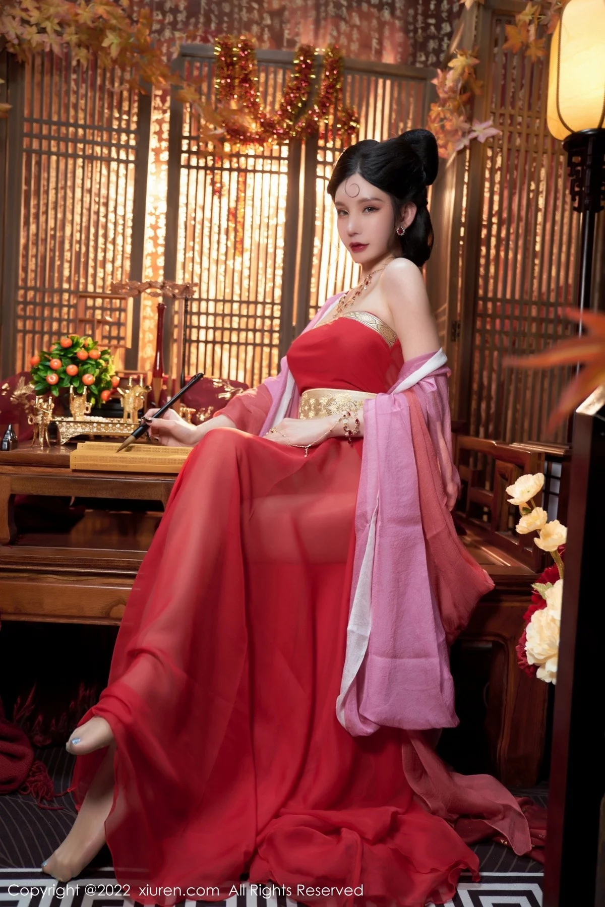 [[XiuRen秀人网]秀人网]No.4575_女神周于希Sally三亚旅拍妲己角色扮演古装服饰性感迷人写真74P