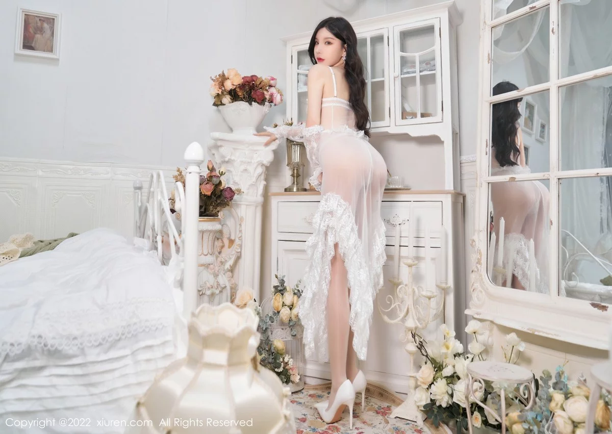 [[XiuRen秀人网]秀人网]No.4499_女神周于希Sally私房白色轻透蕾丝长裙透视秀火辣身材诱惑写真79P