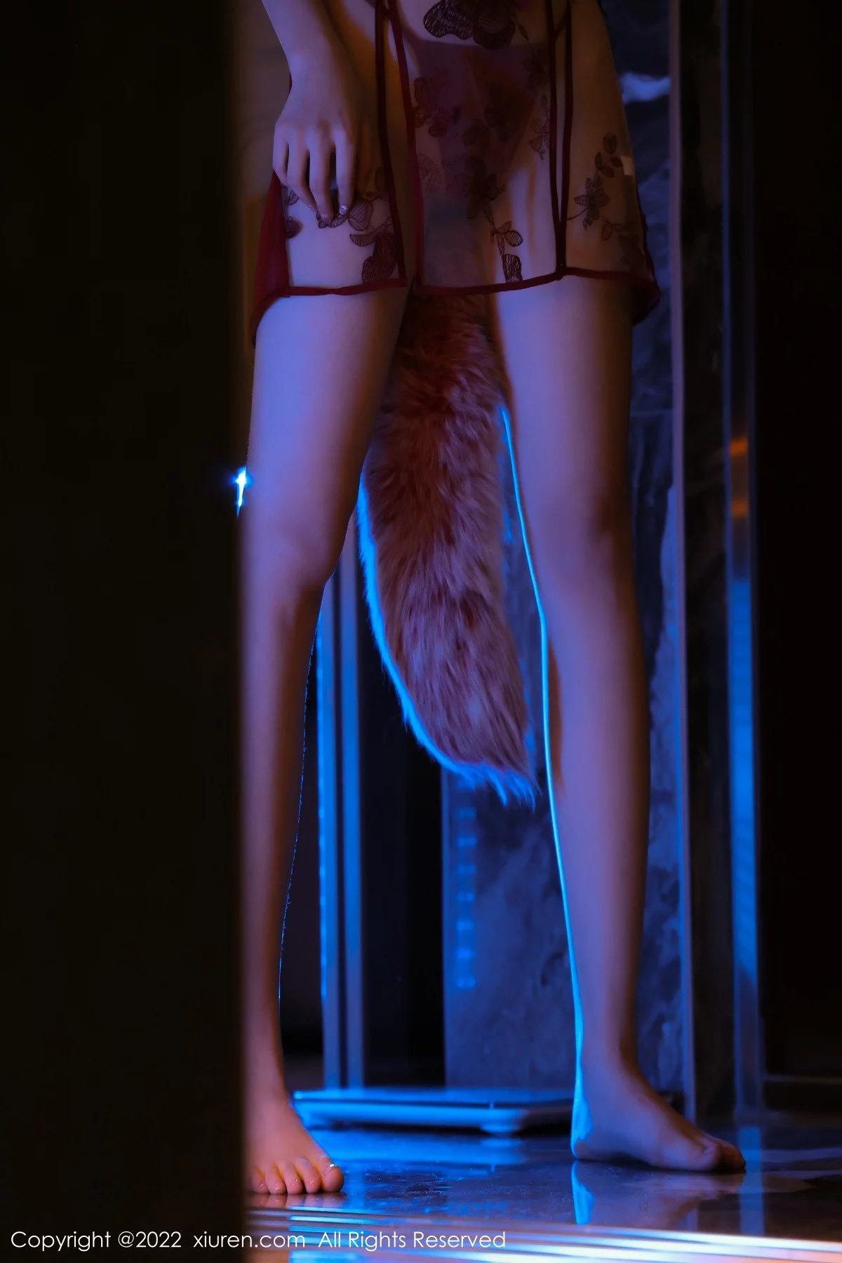 [[XiuRen秀人网]秀人网]No.4634_模特奶瓶魅惑狐狸装扮性感红色轻透服饰秀完美身材诱惑写真64P