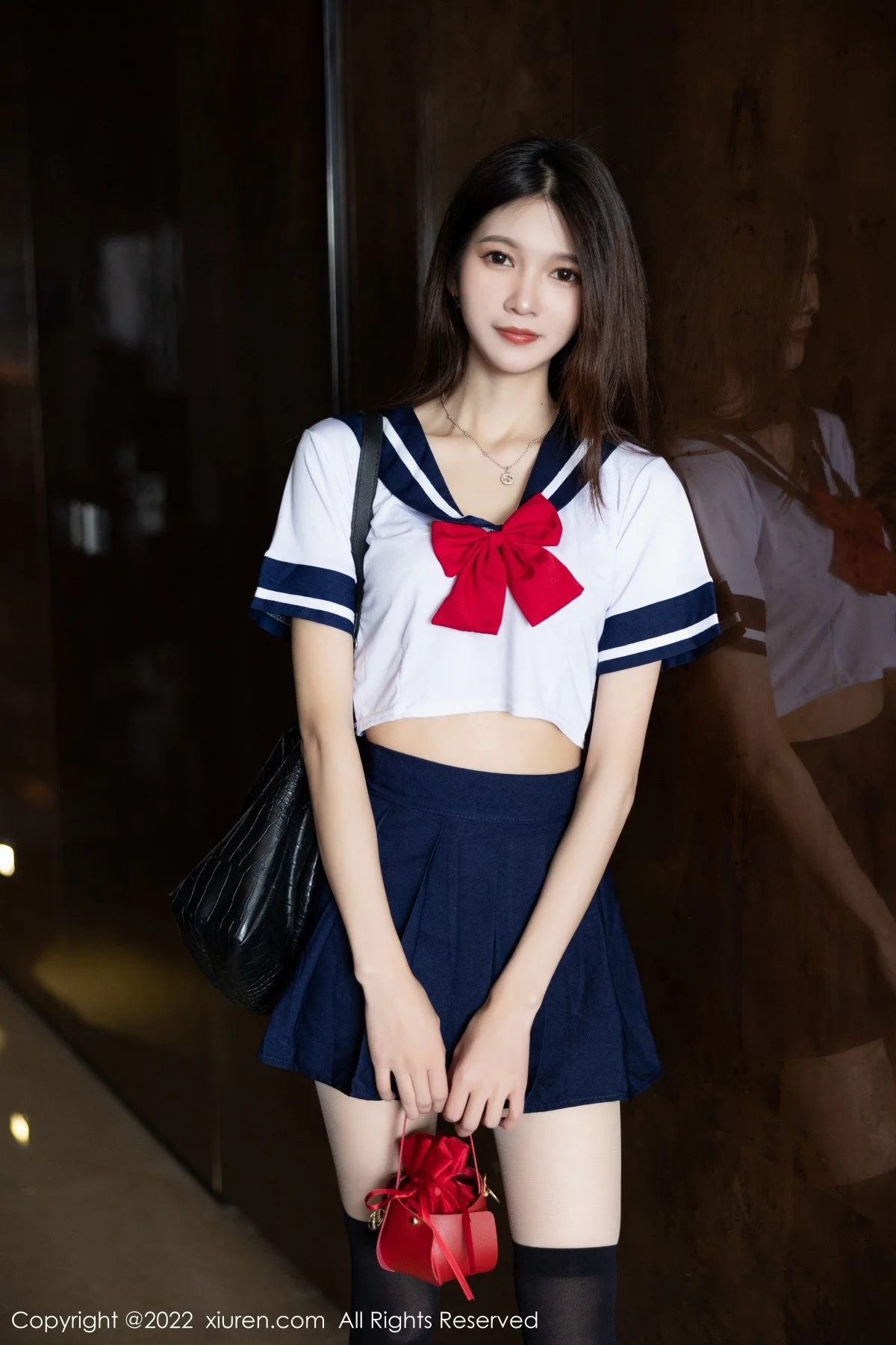 [[XiuRen秀人网]秀人网]No.4598_模特程程程私房性感学生制服半脱露淡色蕾丝内衣迷人诱惑写真73P