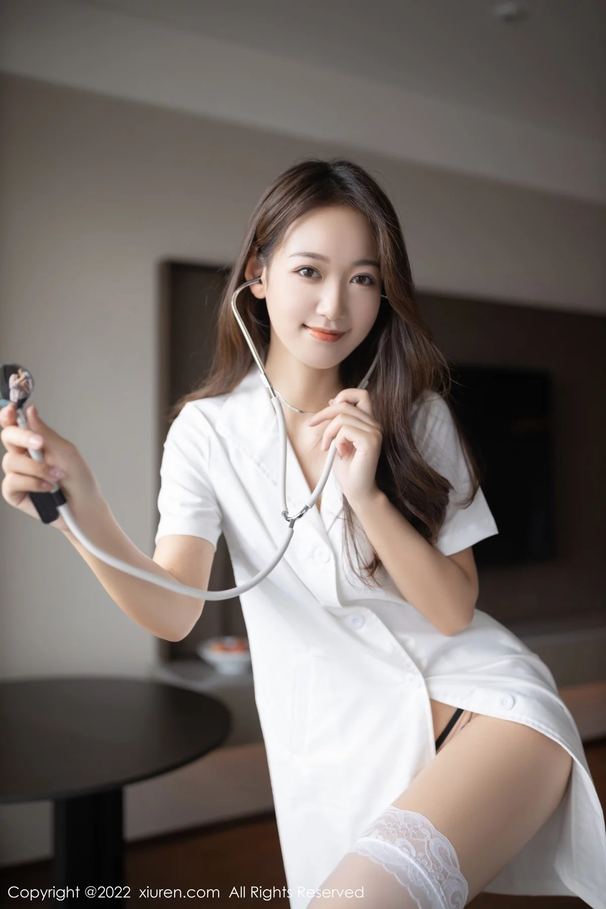 [[XiuRen秀人网]秀人网]No.4616_模特唐安琪家庭医生角色扮演半脱露性感内衣蕾丝袜完美诱惑写真78P