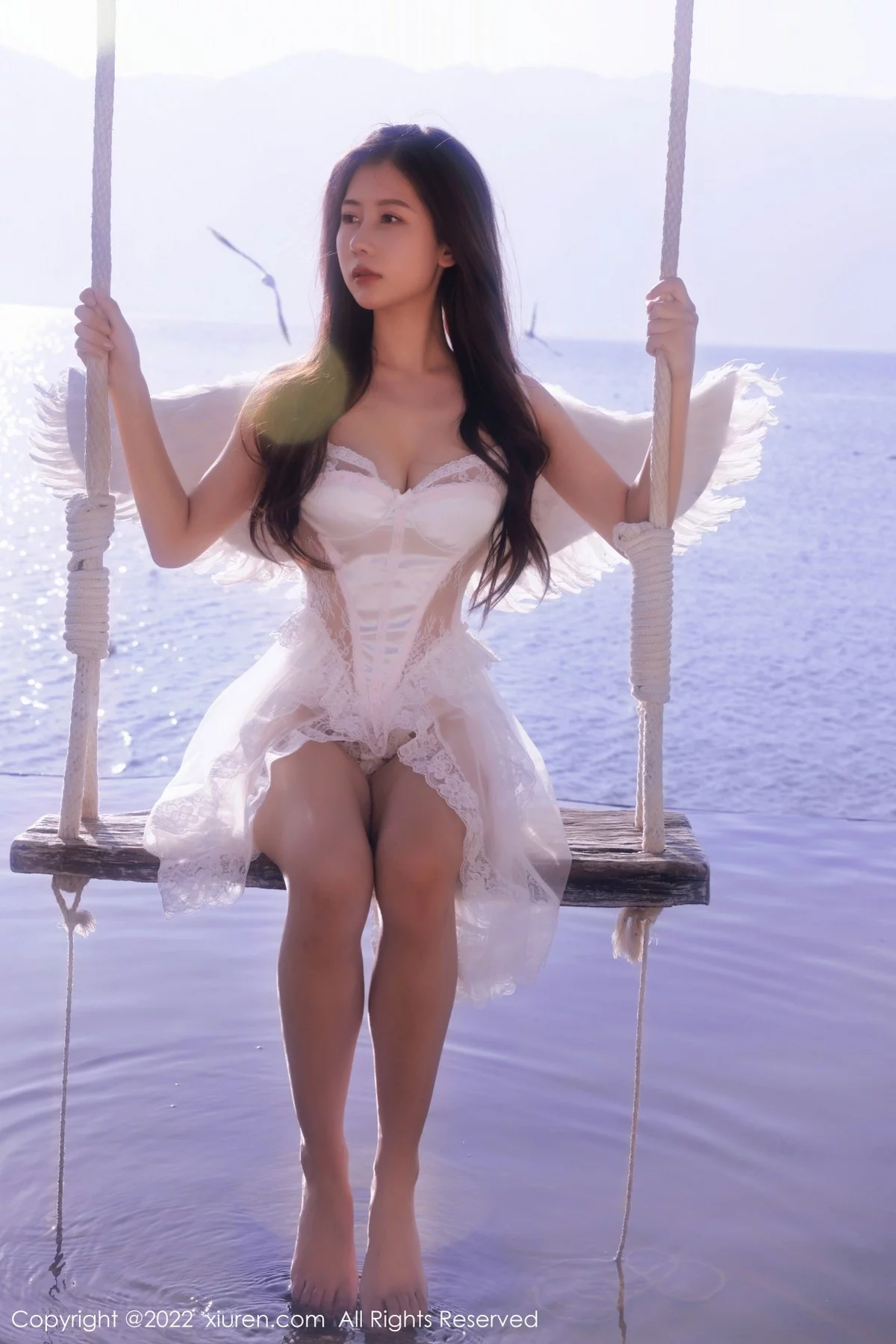 [[XiuRen秀人网]秀人网]No.4837_模特尹甜甜大理旅拍户外天使主题性感薄纱秀完美身材诱惑写真64P