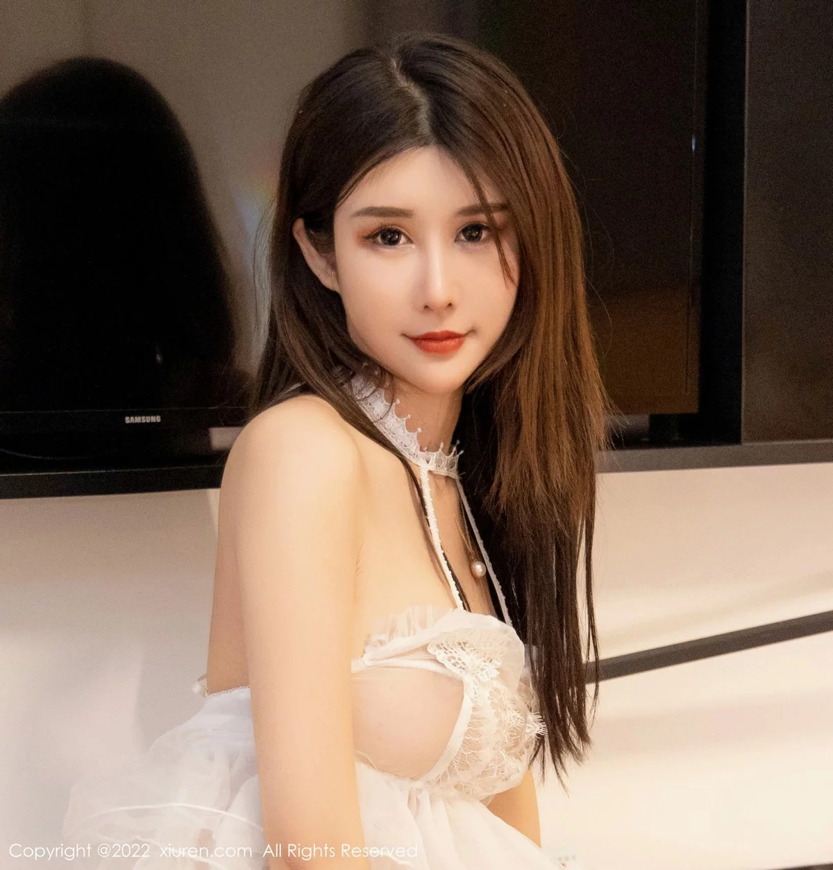 [[XiuRen秀人网]秀人网]No.4857_模特夏沫沫tifa私房性感白色轻透薄纱配开档白丝极致诱惑写真58P