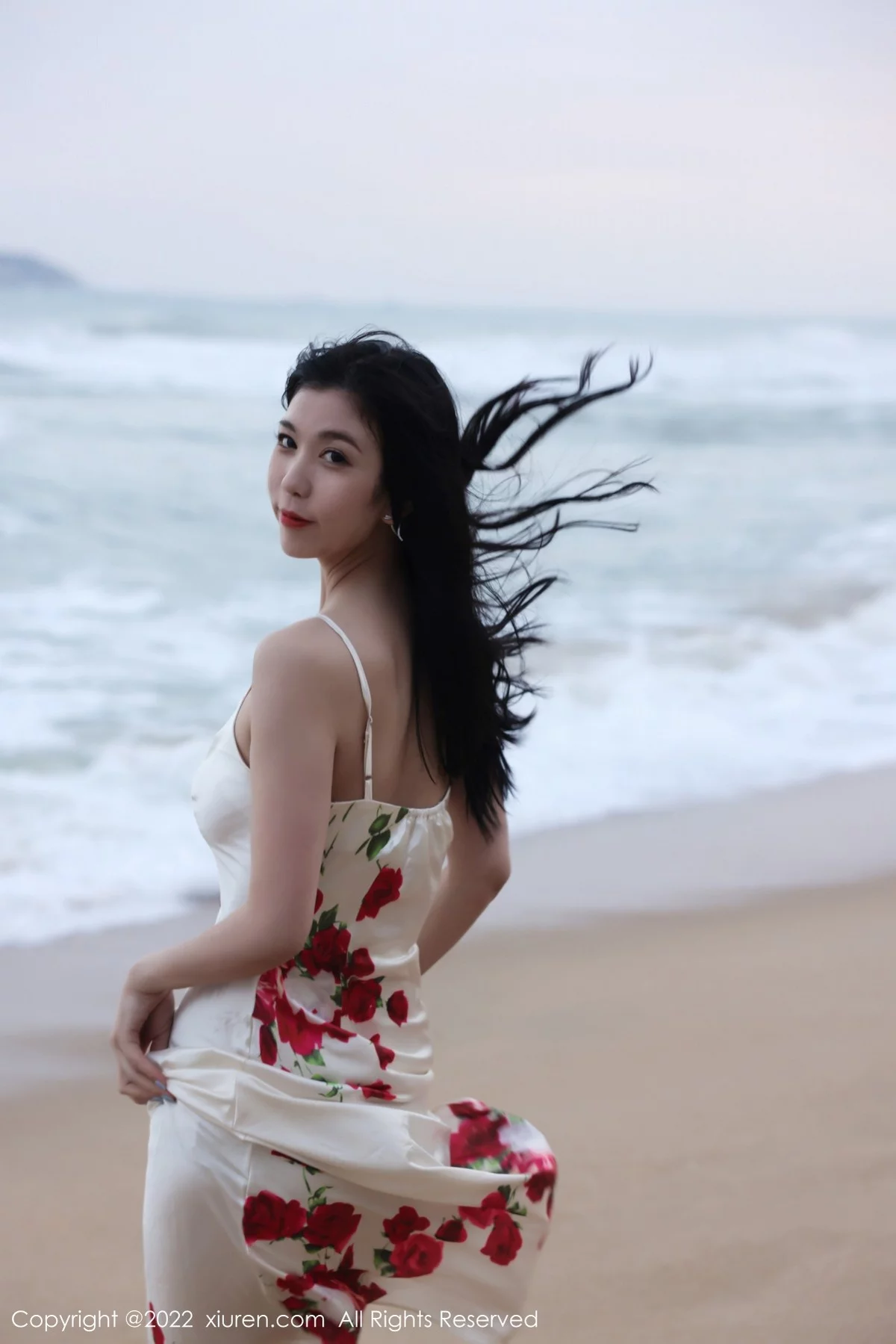 [[XiuRen秀人网]秀人网]No.4915_模特李雅柔三亚旅拍海边高开复古裙+黑色连体泳衣迷人诱惑写真74P