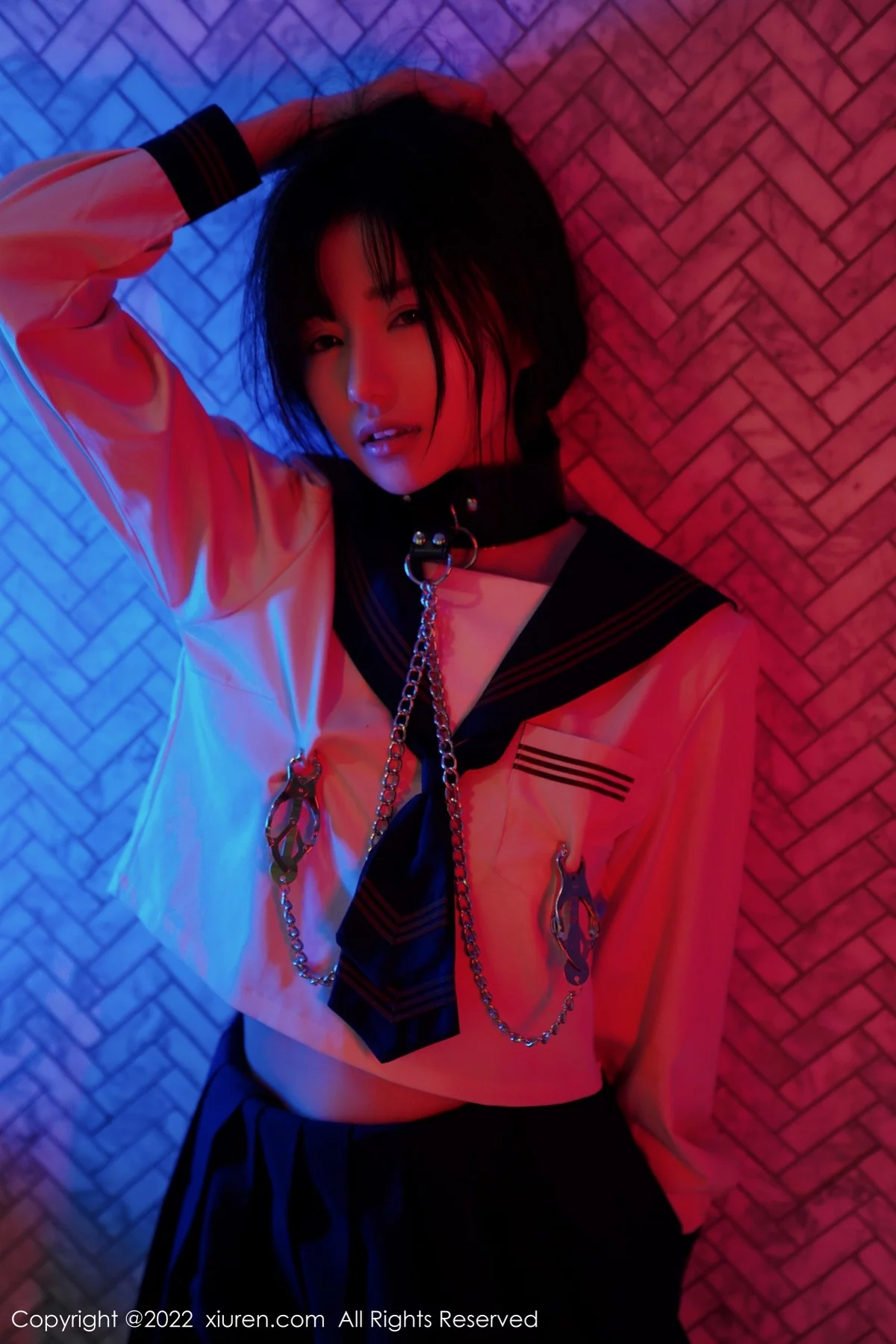 [[XiuRen秀人网]秀人网]No.4986_模特仓井优香Sm主题系列私房性感JK制服秀完美身材诱惑写真63P