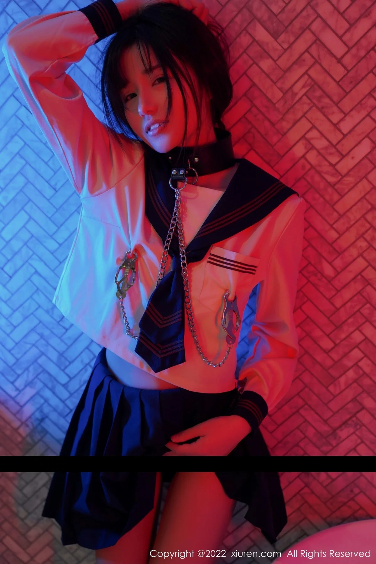 [[XiuRen秀人网]秀人网]No.4986_模特仓井优香Sm主题系列私房性感JK制服秀完美身材诱惑写真63P