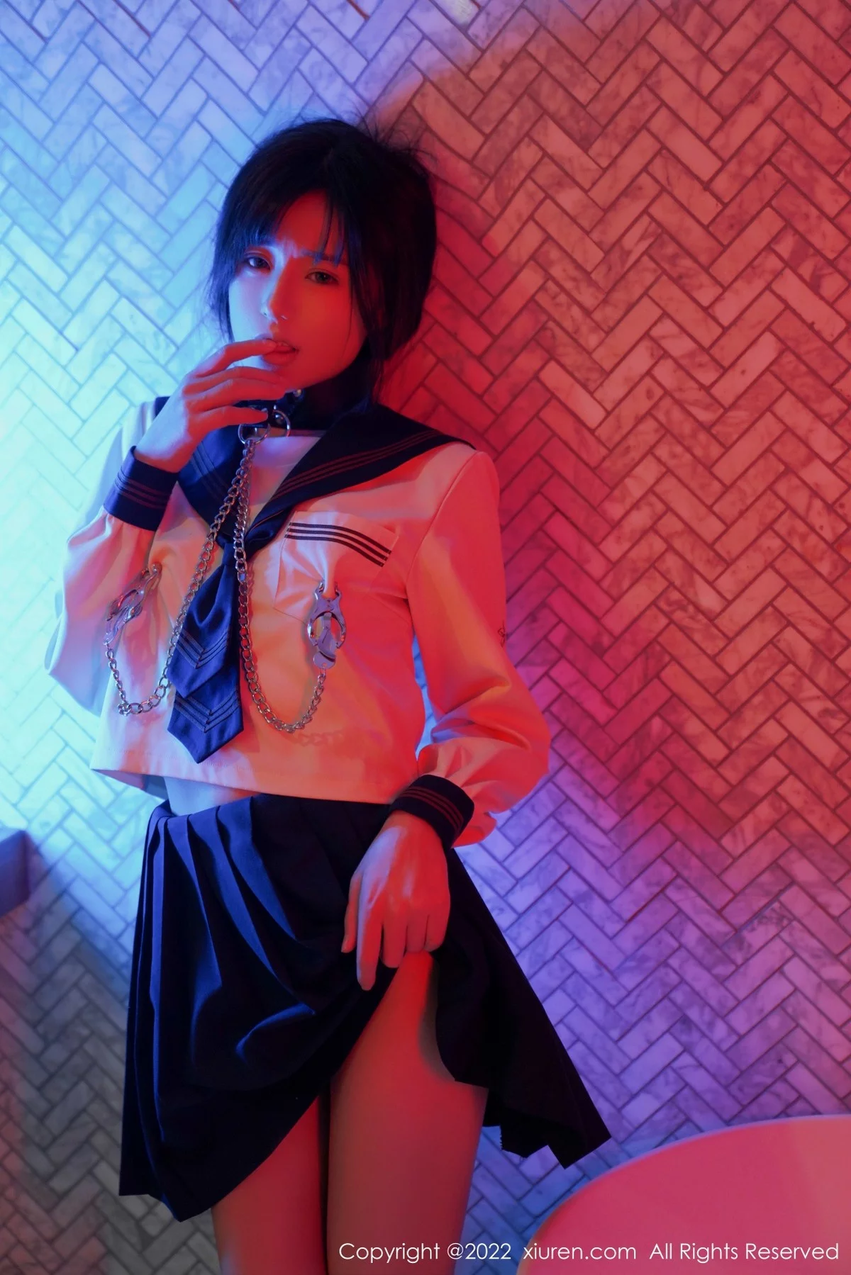 [[XiuRen秀人网]秀人网]No.4986_模特仓井优香Sm主题系列私房性感JK制服秀完美身材诱惑写真63P