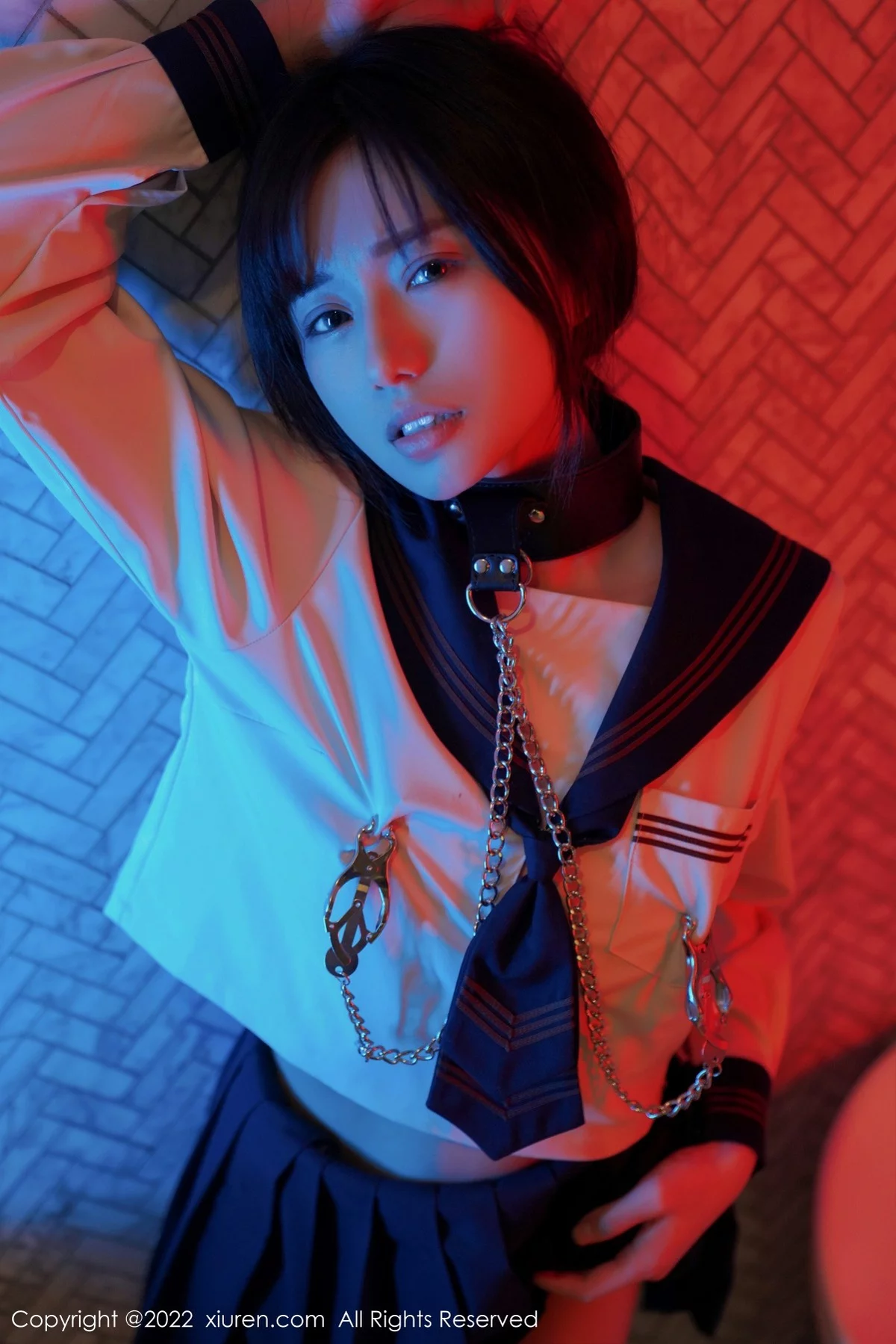 [[XiuRen秀人网]秀人网]No.4986_模特仓井优香Sm主题系列私房性感JK制服秀完美身材诱惑写真63P