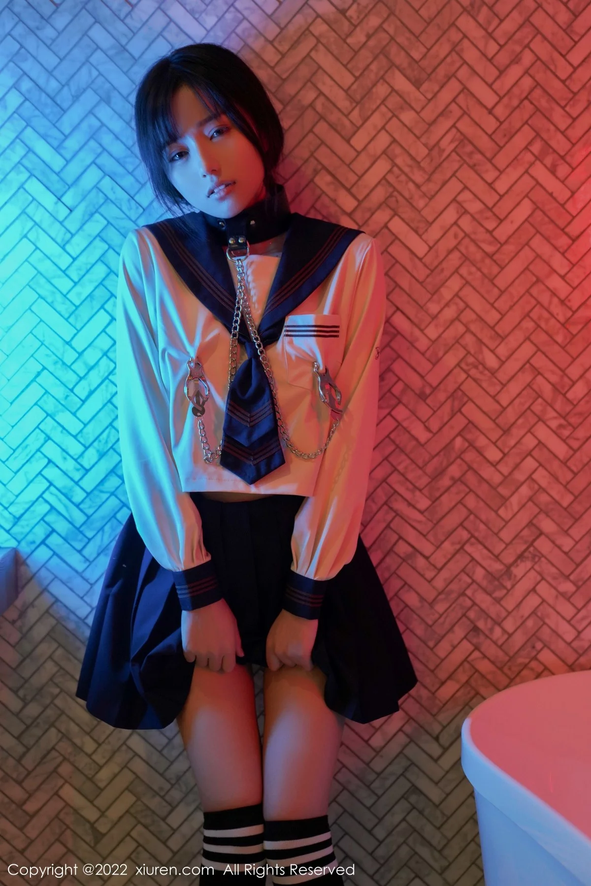 [[XiuRen秀人网]秀人网]No.4986_模特仓井优香Sm主题系列私房性感JK制服秀完美身材诱惑写真63P