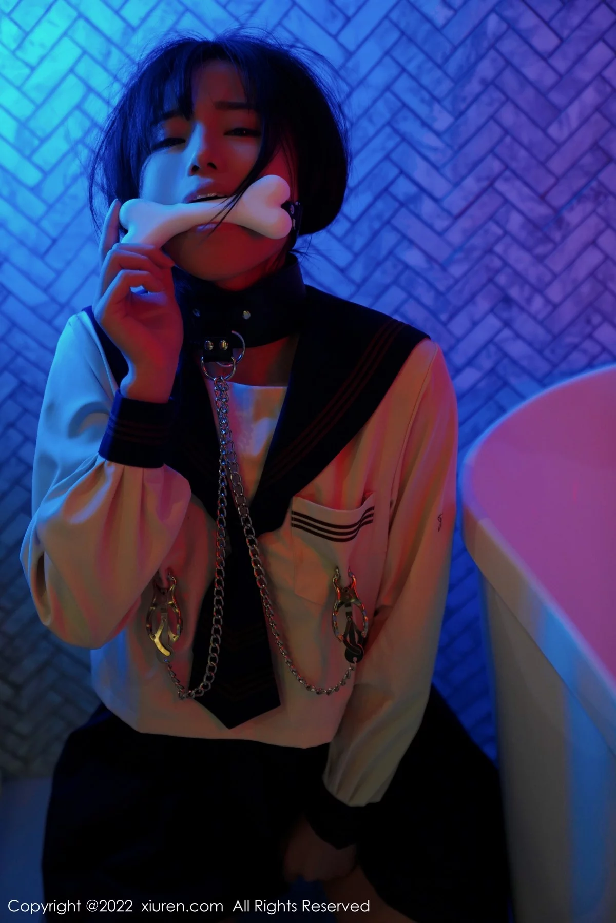 [[XiuRen秀人网]秀人网]No.4986_模特仓井优香Sm主题系列私房性感JK制服秀完美身材诱惑写真63P