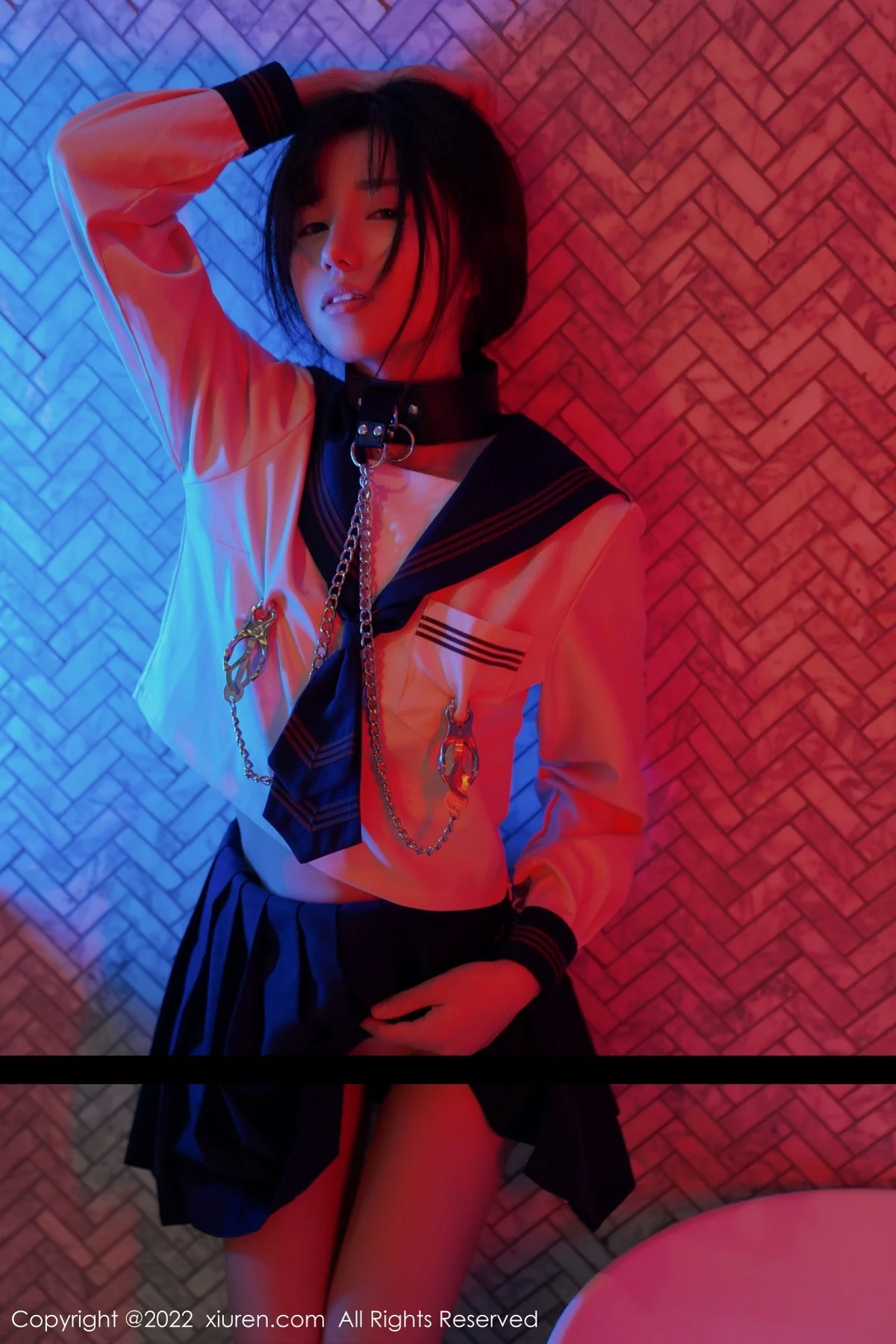 [[XiuRen秀人网]秀人网]No.4986_模特仓井优香Sm主题系列私房性感JK制服秀完美身材诱惑写真63P