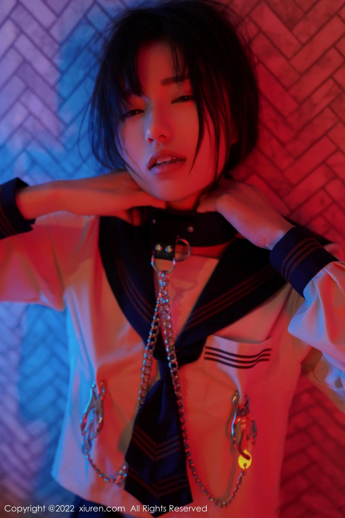 [[XiuRen秀人网]秀人网]No.4986_模特仓井优香Sm主题系列私房性感JK制服秀完美身材诱惑写真63P