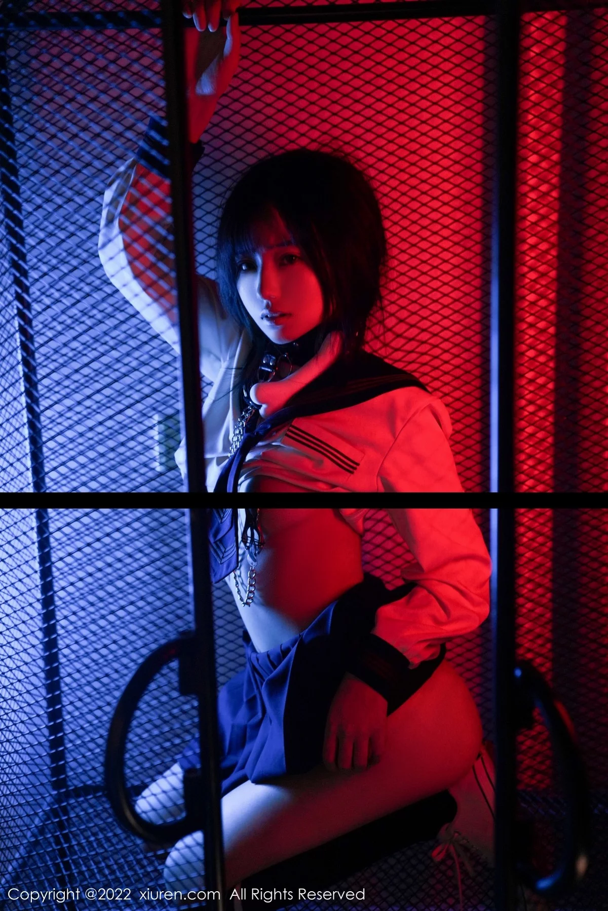 [[XiuRen秀人网]秀人网]No.4986_模特仓井优香Sm主题系列私房性感JK制服秀完美身材诱惑写真63P