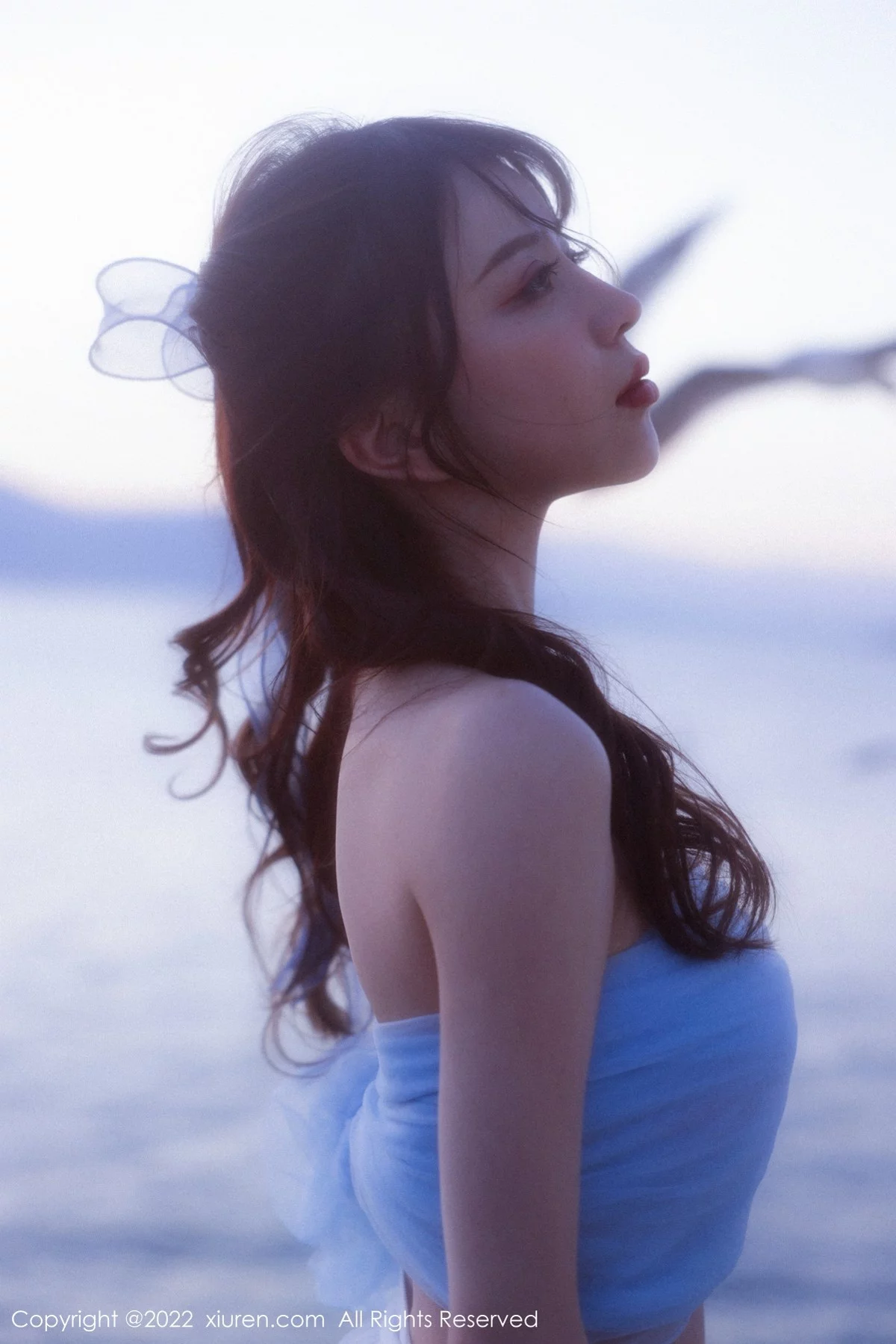 [[XiuRen秀人网]秀人网]No.4888_模特tina_甜仔大理旅拍户外蓝色服饰配白长裙秀凹凸身材诱惑写真45P