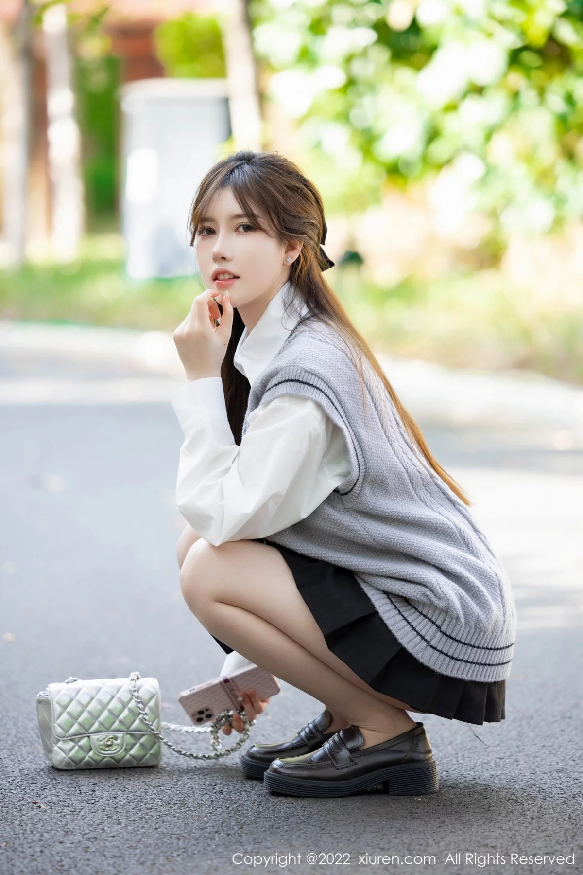 [[XiuRen秀人网]秀人网]No.4896_模特美桃酱珠三角旅拍户外文艺青年装扮私房蕾丝内衣诱惑写真52P