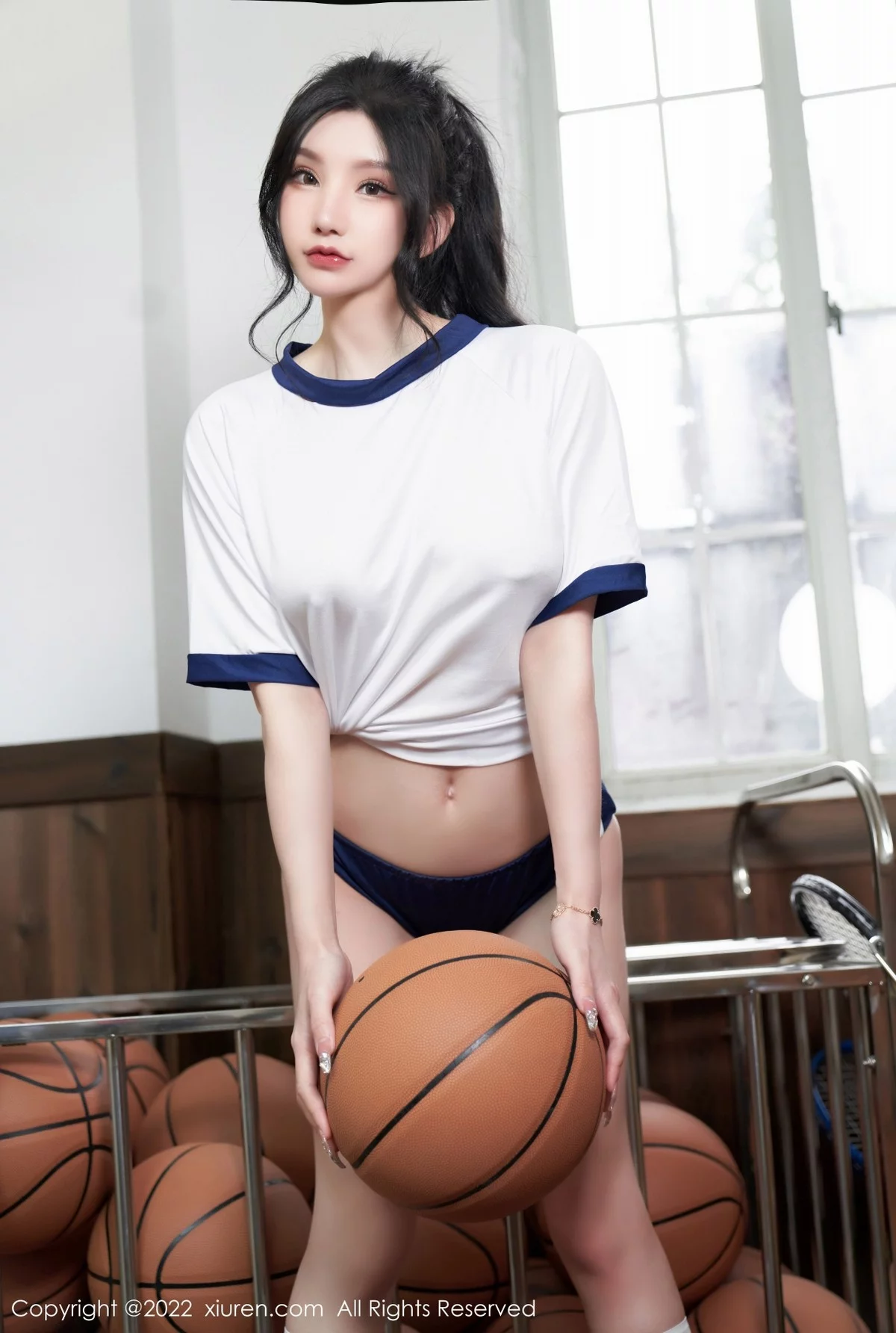 [[XiuRen秀人网]秀人网]No.5104_模特周于希Sally教室里性感白色体操服秀完美身材迷人诱惑写真72P