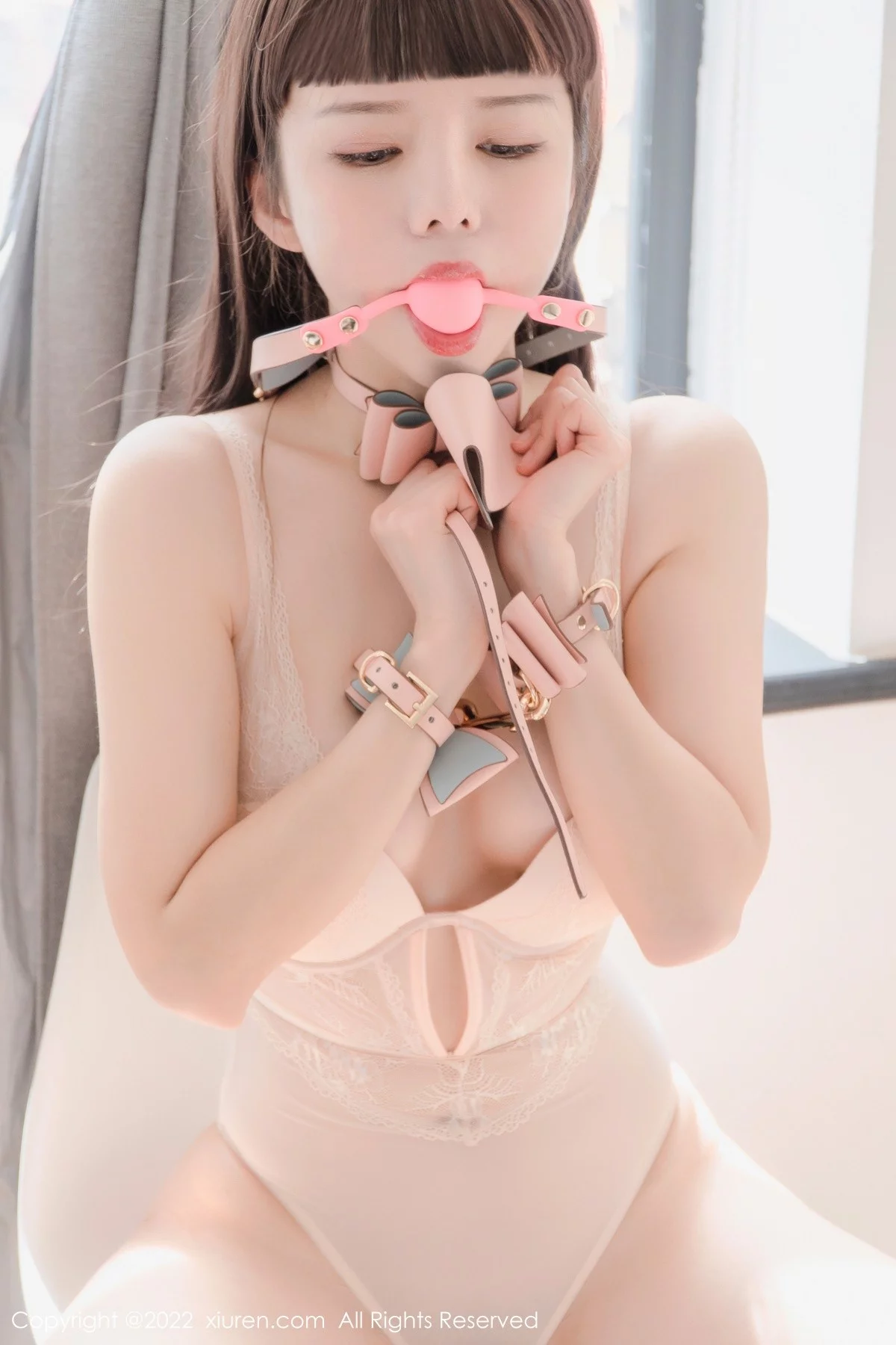 [[XiuRen秀人网]秀人网]No.5110_模特大美媚京私房性感薄透连体内衣秀完美身材极致诱惑写真62P