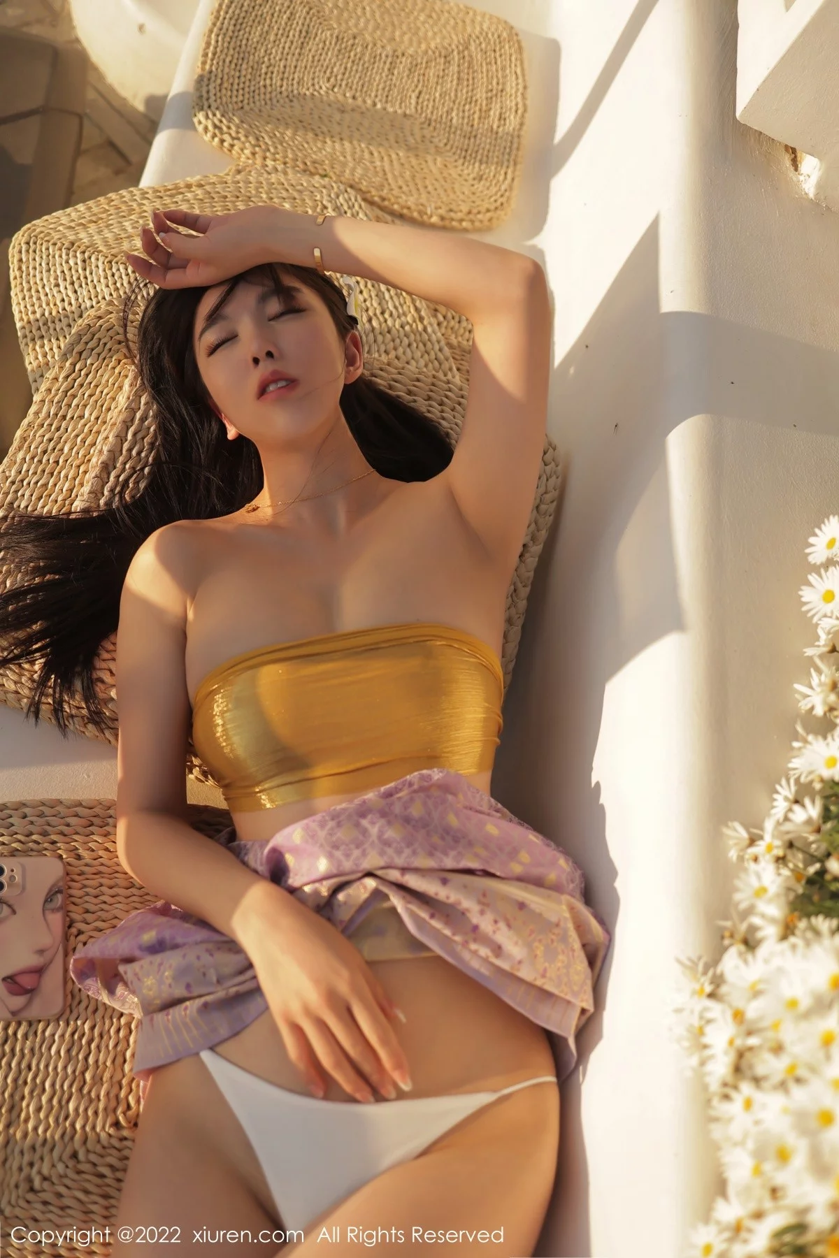 [[XiuRen秀人网]秀人网]No.5135_模特李雅柔大理旅拍洱海场景黄色抹胸服饰秀高挑身材诱惑写真67P