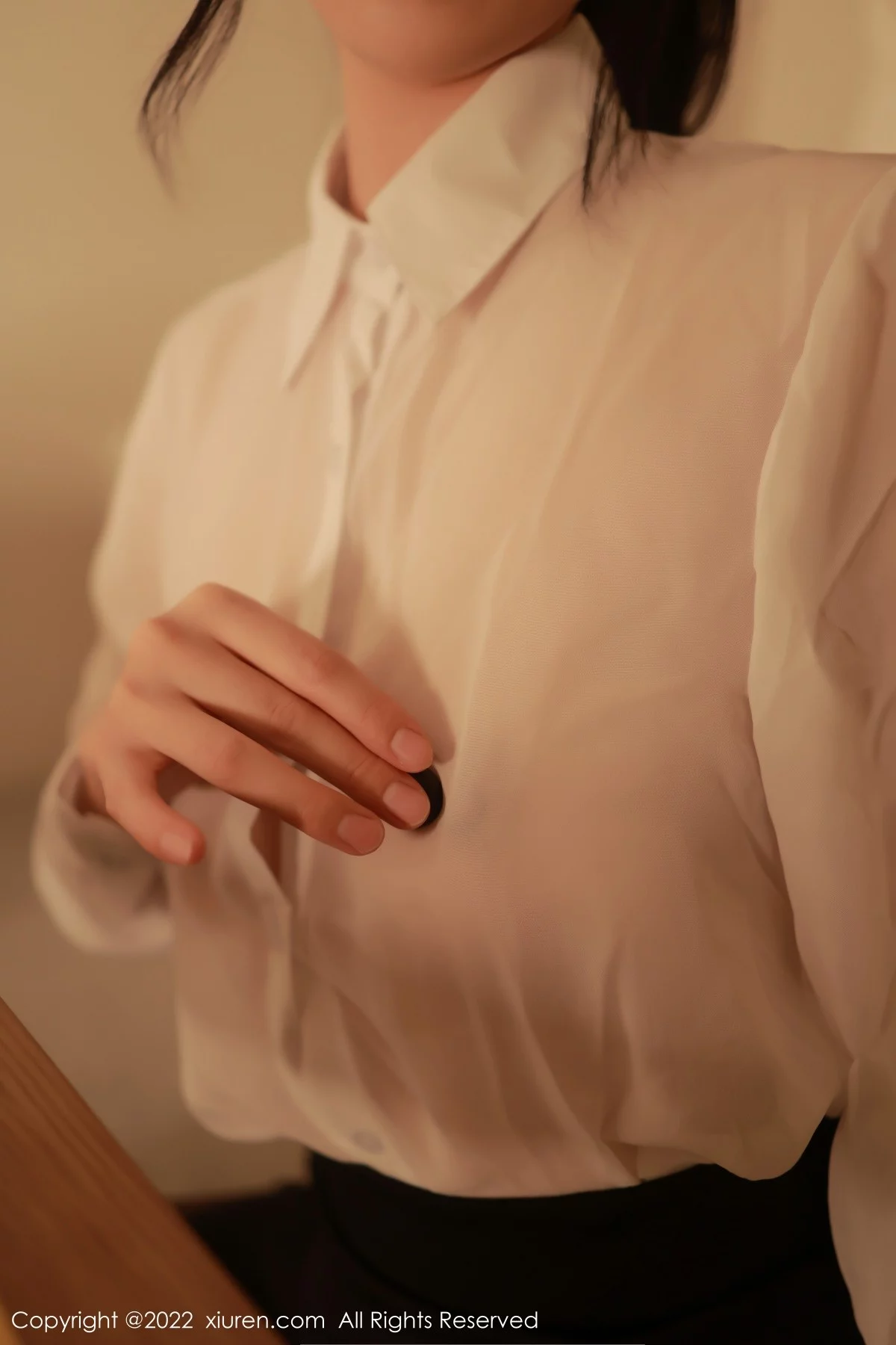 [[XiuRen秀人网]秀人网]No.5057_模特李雅柔白色轻透上衣配黑色短裙露开档黑丝秀翘臀诱惑写真65P