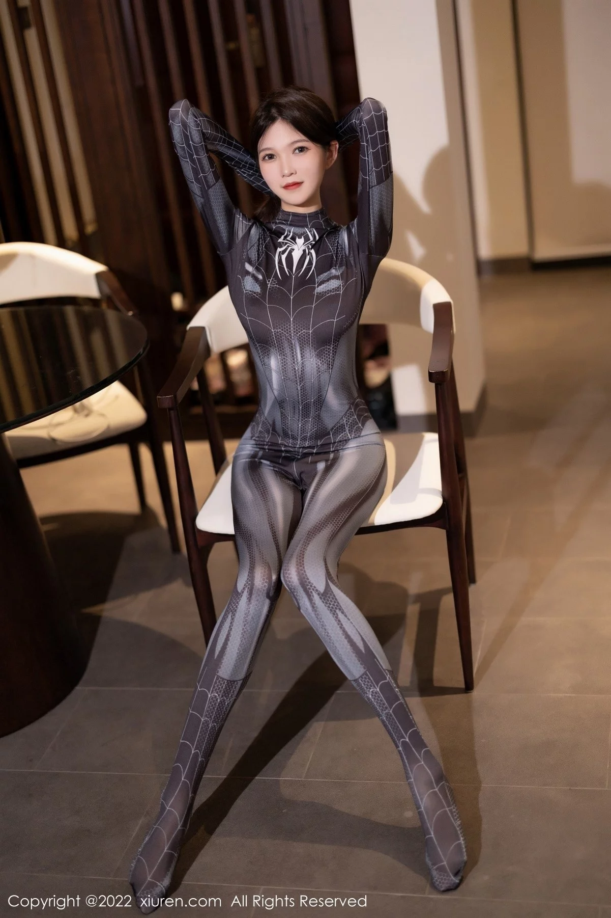 [[XiuRen秀人网]秀人网]No.5273_模特程程程厦门旅拍性感薄透蜘蛛侠服半脱秀完美身材诱惑写真71P