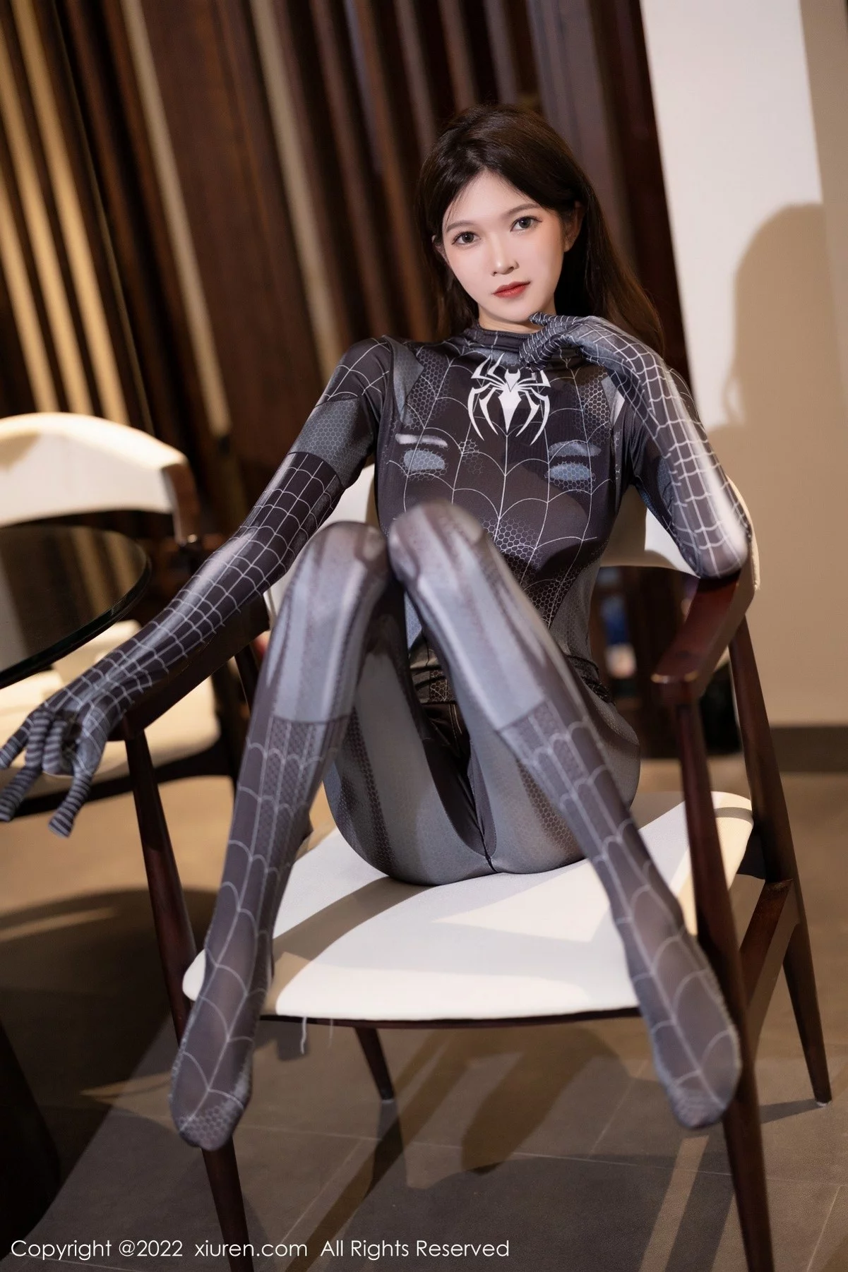 [[XiuRen秀人网]秀人网]No.5273_模特程程程厦门旅拍性感薄透蜘蛛侠服半脱秀完美身材诱惑写真71P