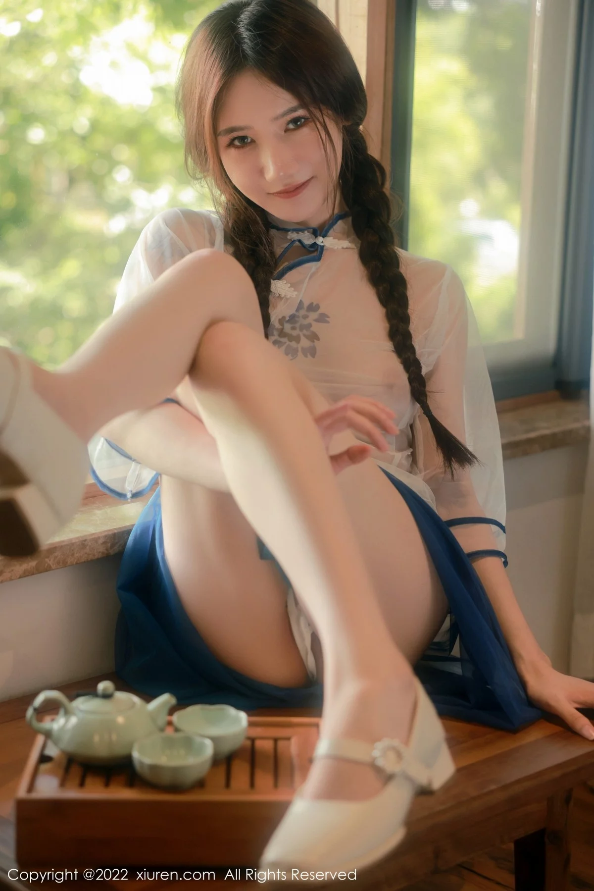 [[XiuRen秀人网]秀人网]No.5287_模特古月小同学性感轻透古装服饰+红色情趣捆绑撩人诱惑写真54P