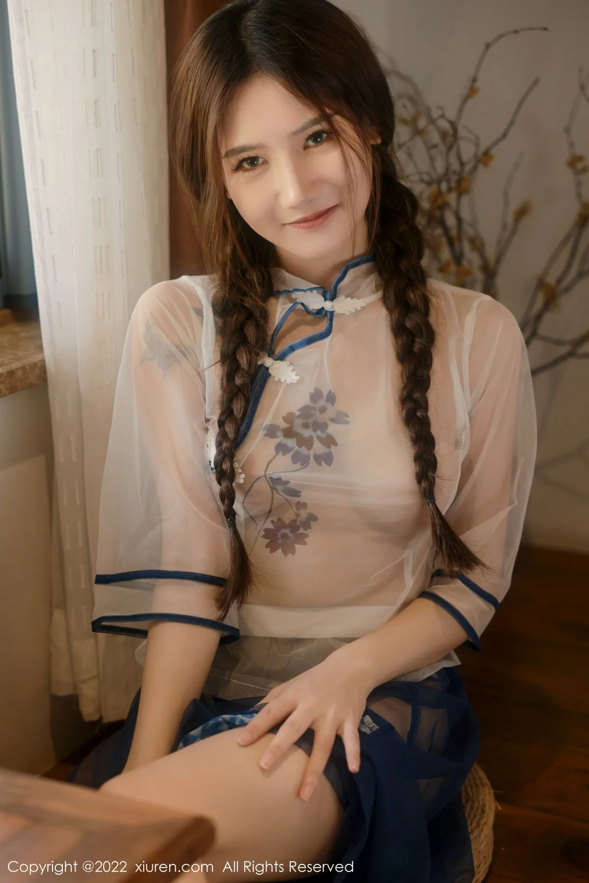 [[XiuRen秀人网]秀人网]No.5287_模特古月小同学性感轻透古装服饰+红色情趣捆绑撩人诱惑写真54P