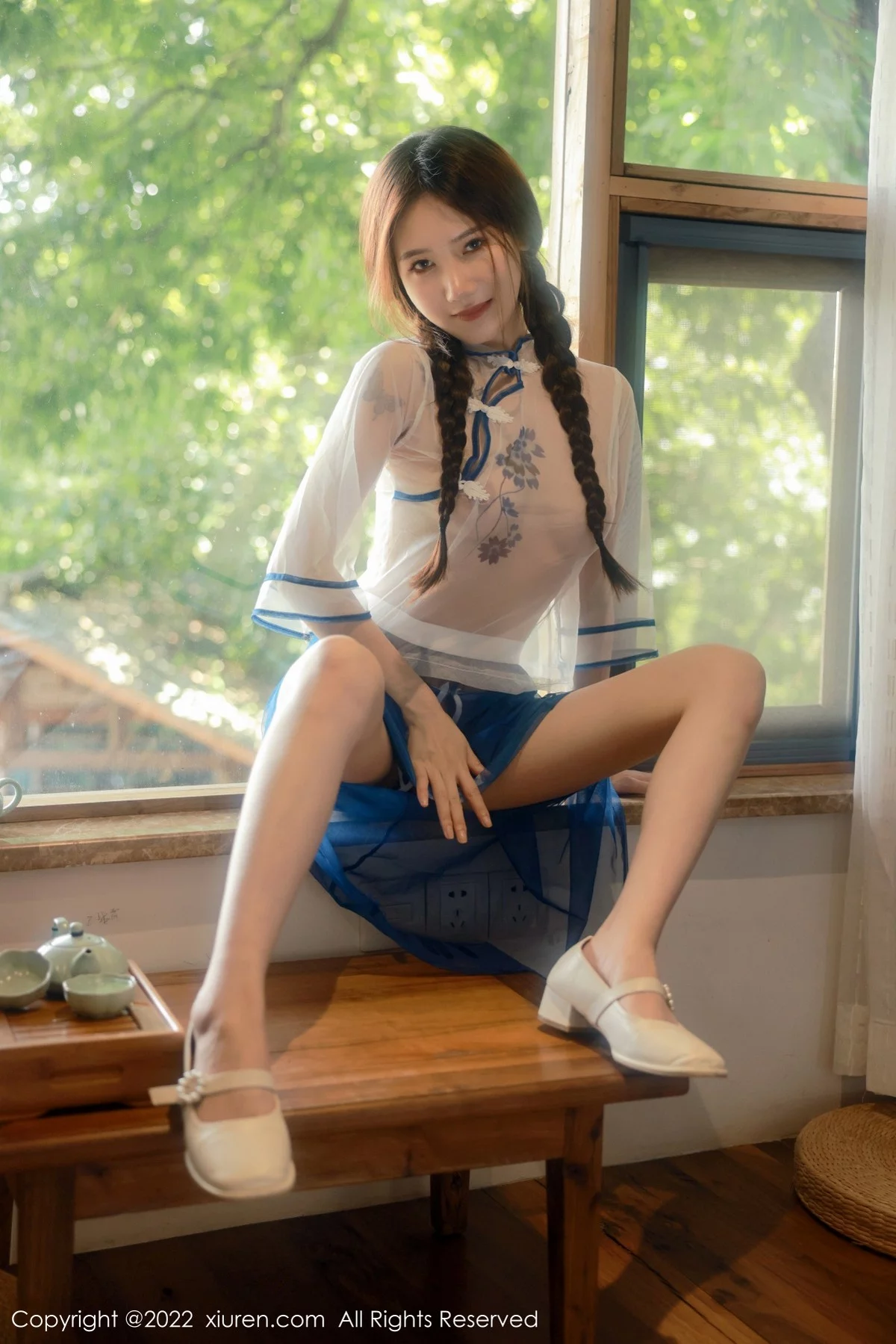 [[XiuRen秀人网]秀人网]No.5287_模特古月小同学性感轻透古装服饰+红色情趣捆绑撩人诱惑写真54P