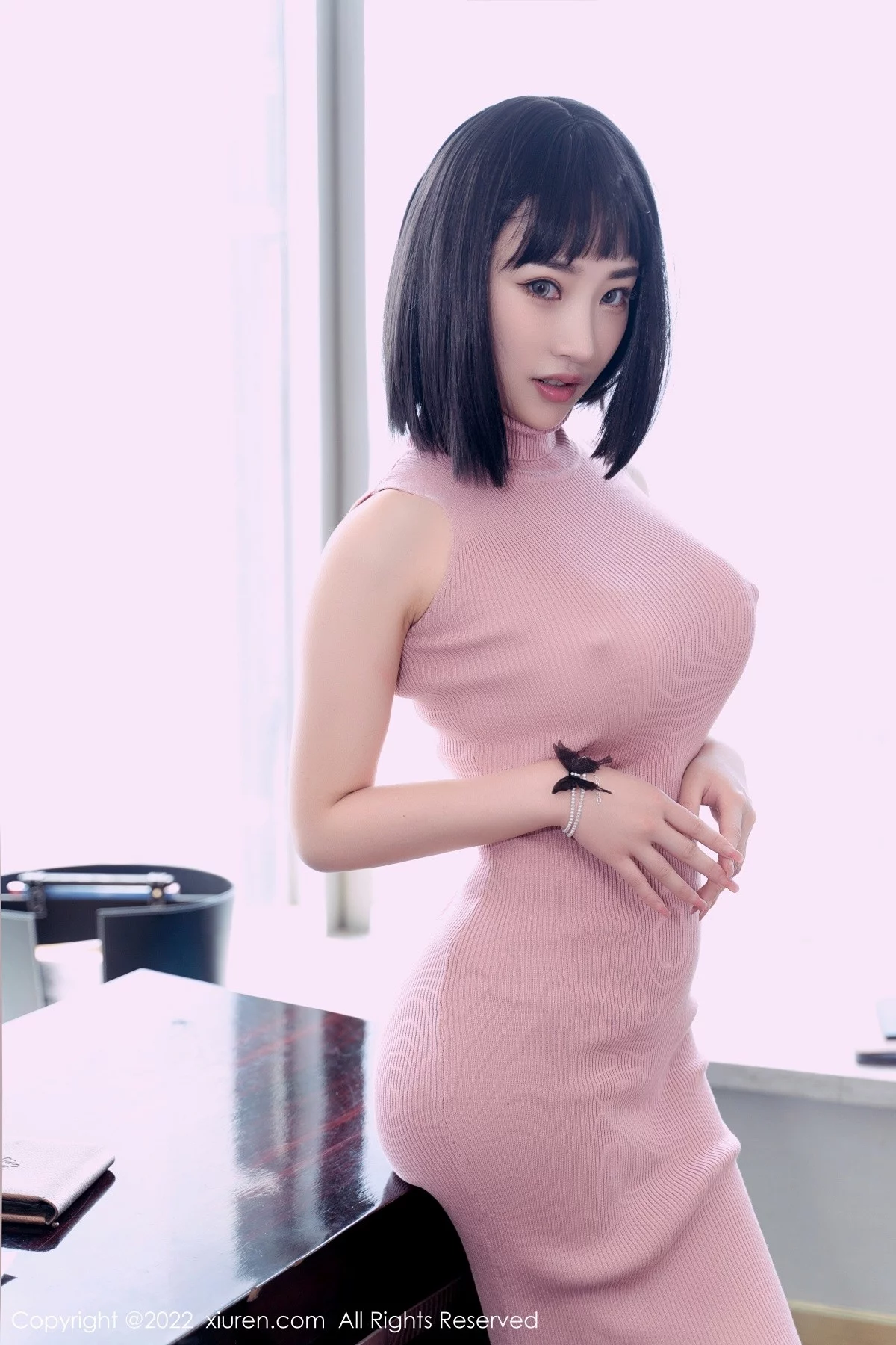 [[XiuRen秀人网]秀人网]No.5192_模特西门小玉私房脱性感针织长裙露肉色连体内衣迷人诱惑写真67P