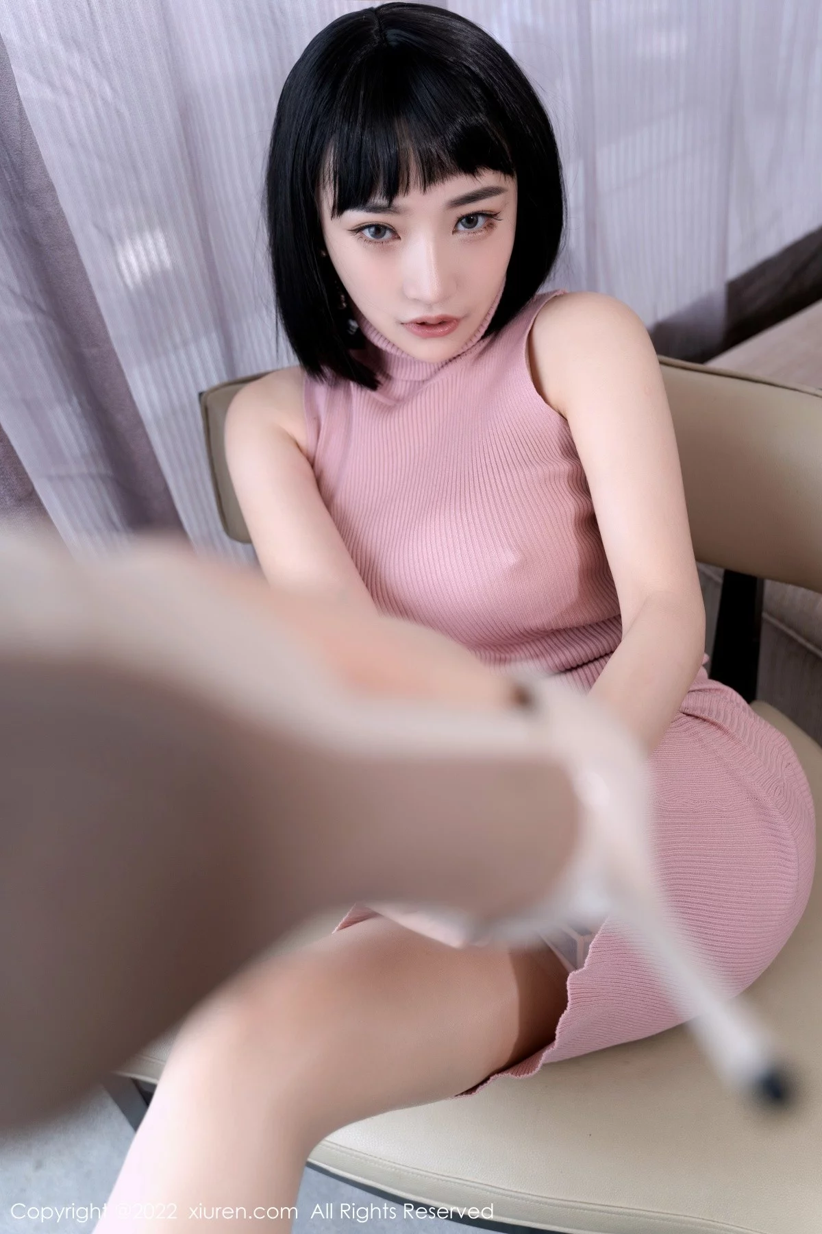 [[XiuRen秀人网]秀人网]No.5192_模特西门小玉私房脱性感针织长裙露肉色连体内衣迷人诱惑写真67P