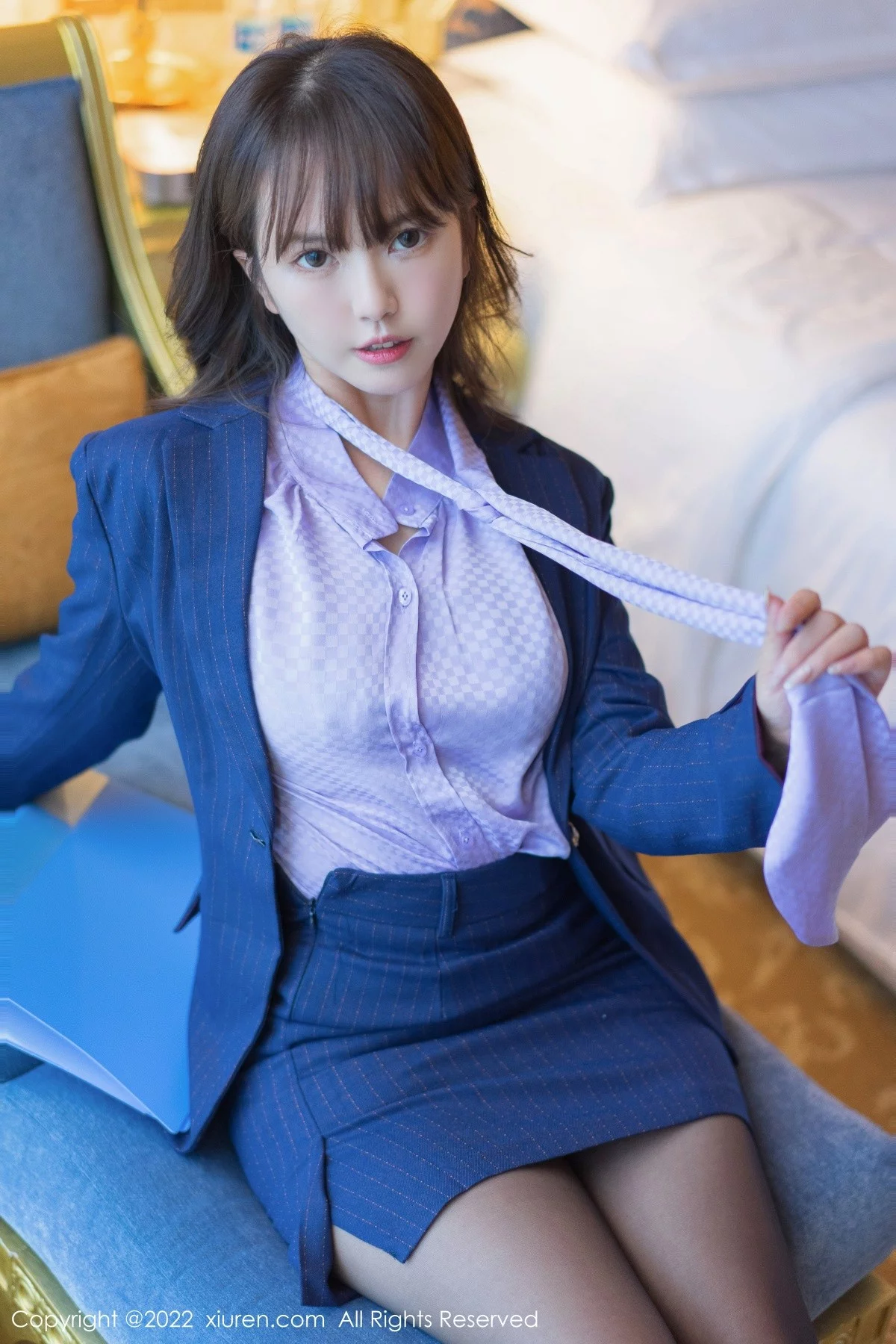 [[XiuRen秀人网]秀人网]No.5201_模特张思允Nice-OL装扮半脱露性感蕾丝内衣秀完美身材诱惑写真63P