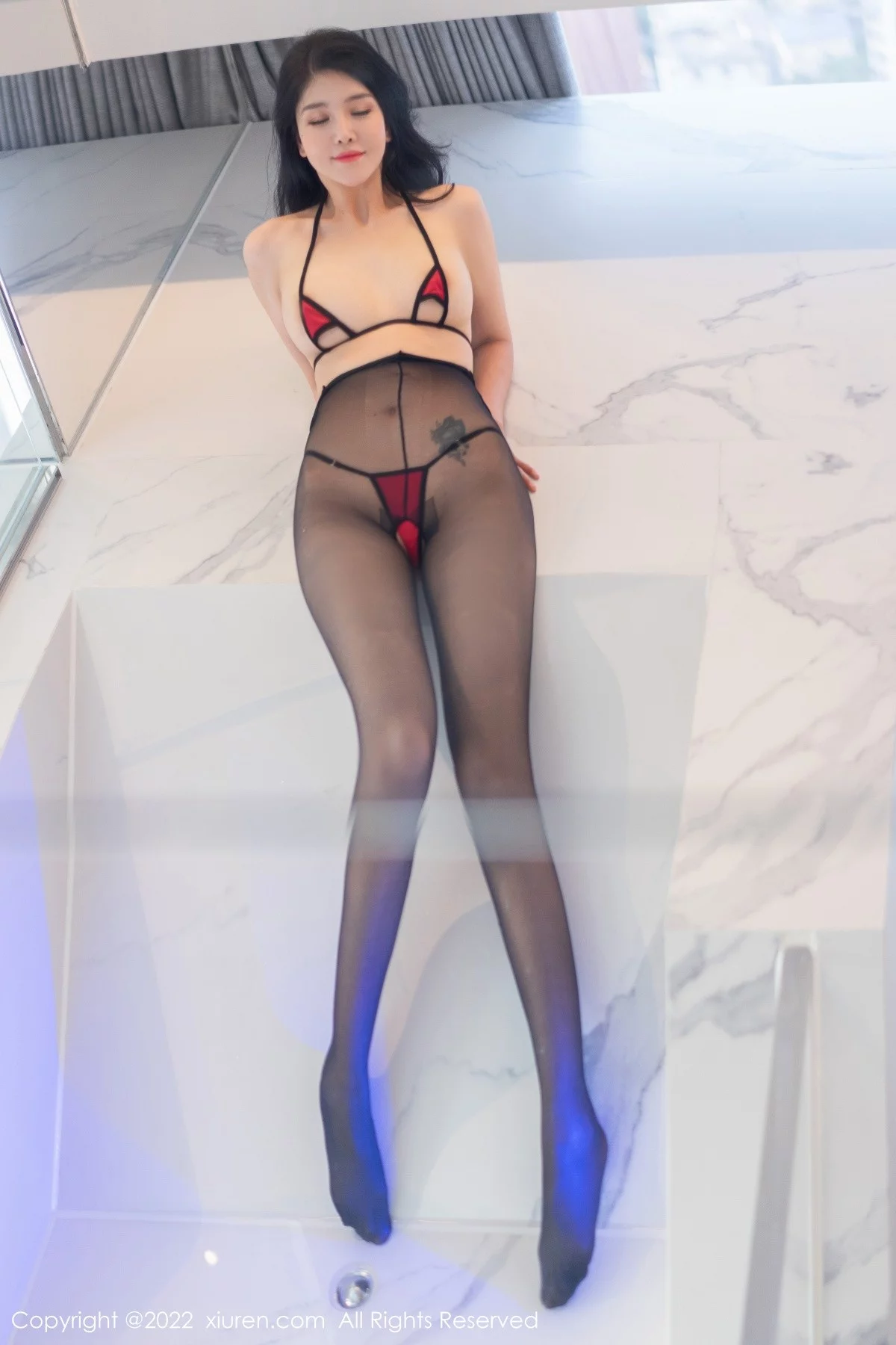 [[XiuRen秀人网]秀人网]No.5388_女神刘钰儿私房黑色网纱服配性感情趣内衣秀惹火身材诱惑写真82P