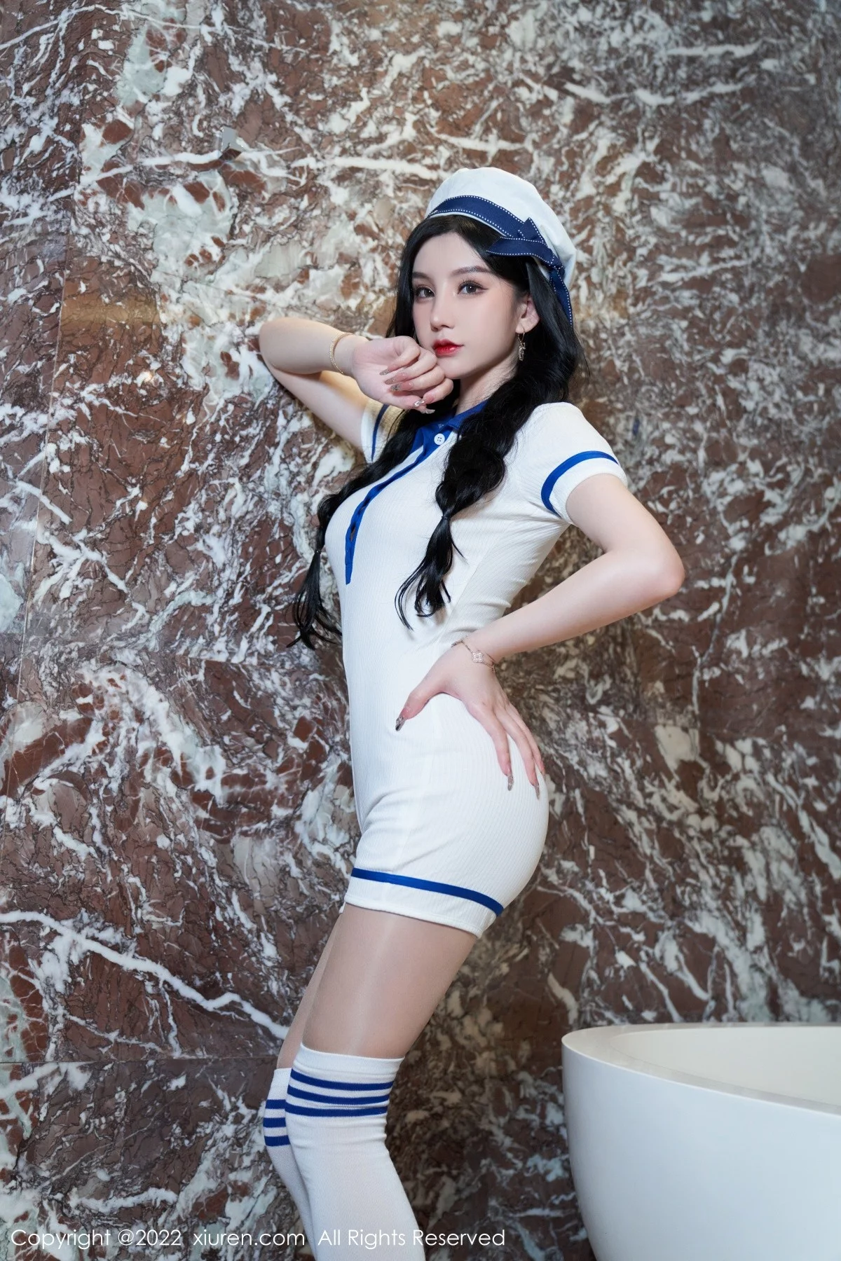 [[XiuRen秀人网]秀人网]No.5397_女神周于希Sally私房浴室白色连体衣秀完美身材迷人诱惑写真85P