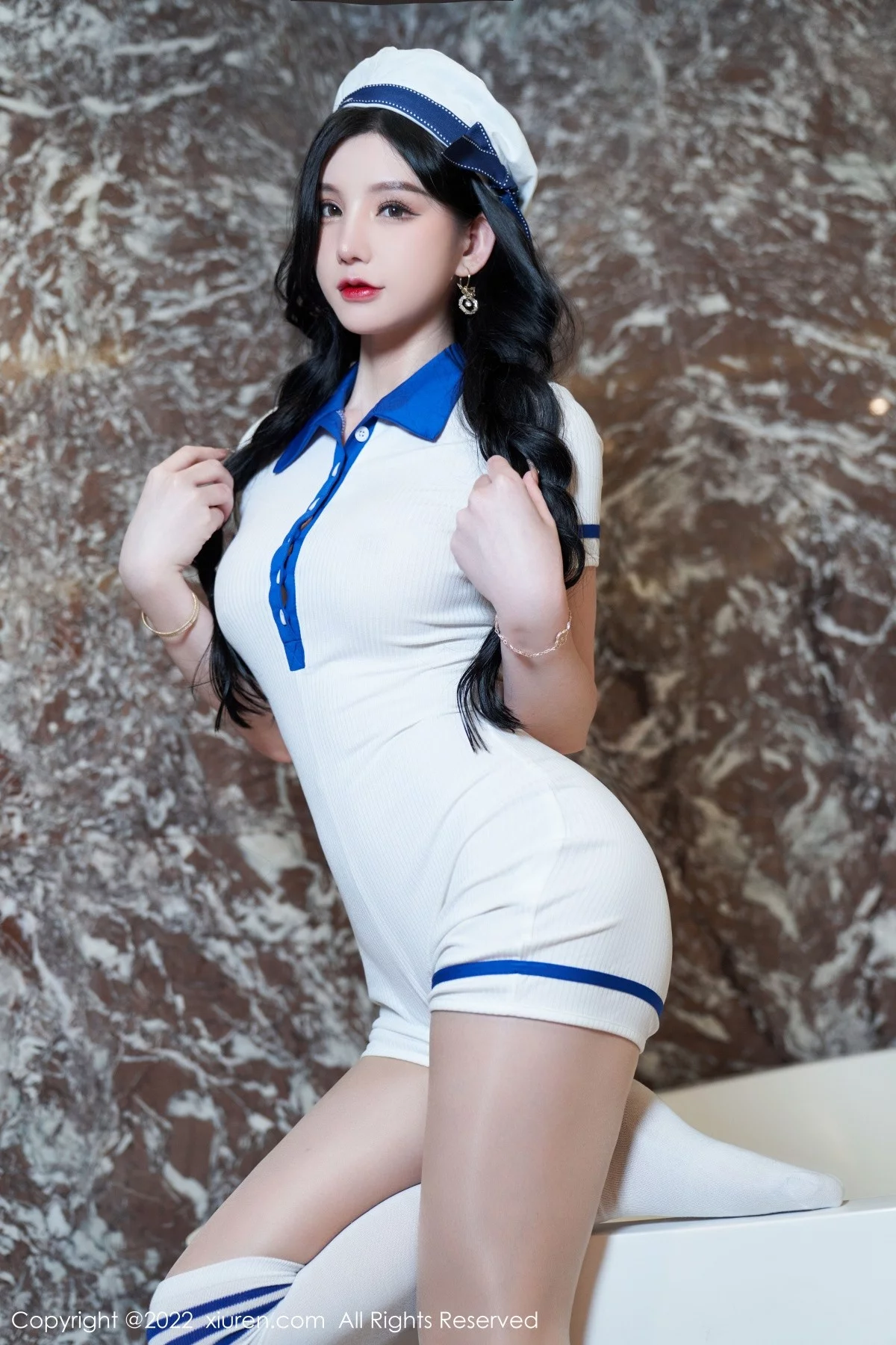 [[XiuRen秀人网]秀人网]No.5397_女神周于希Sally私房浴室白色连体衣秀完美身材迷人诱惑写真85P