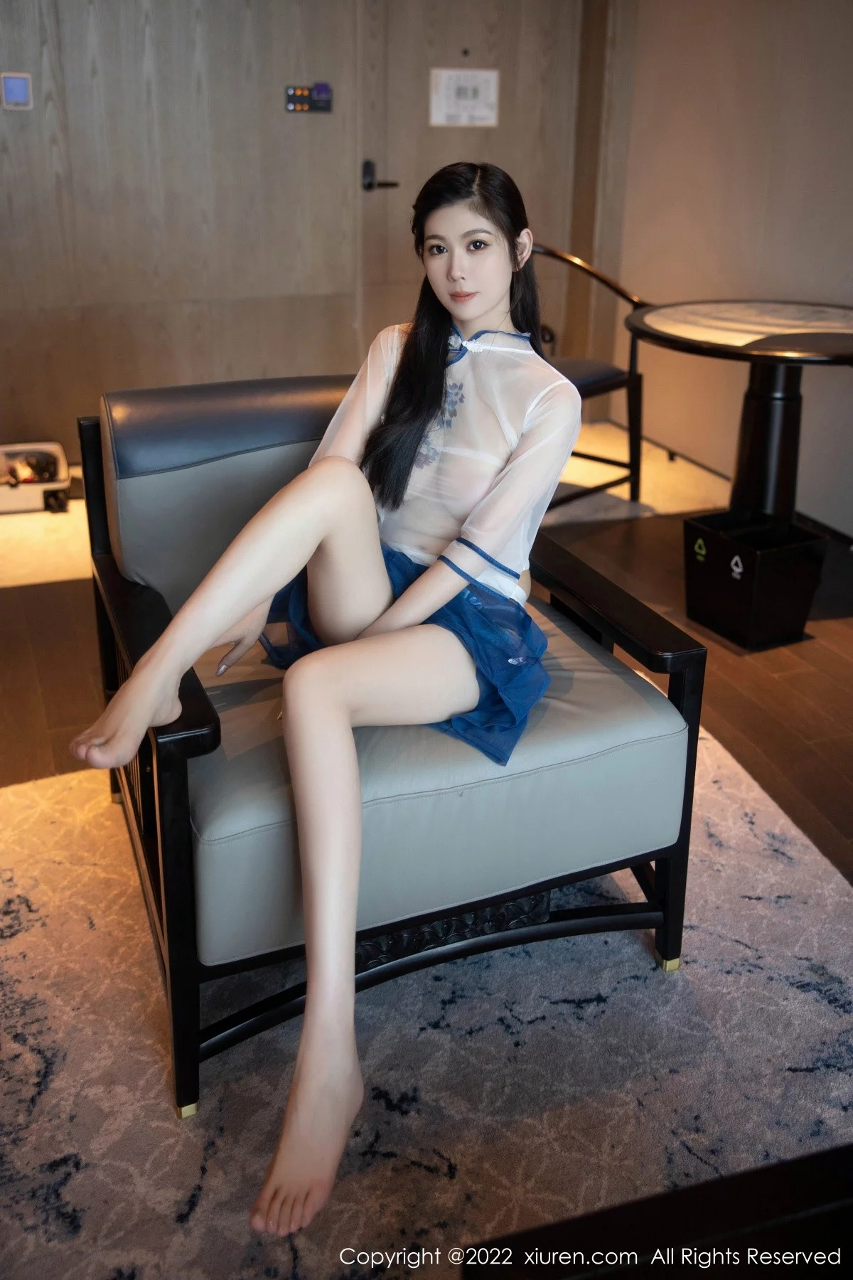 [[XiuRen秀人网]秀人网]No.5401_模特李雅柔182CM白色轻透古装服饰透视秀惹火身材诱惑写真60P