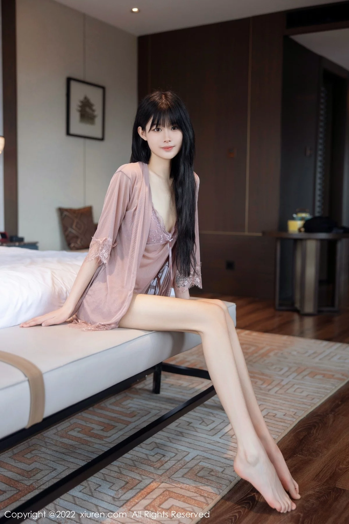 [[XiuRen秀人网]秀人网]No.5408_模特77qiqi私房淡紫睡衣透视秀完美身材性感美腿撩人诱惑写真69P