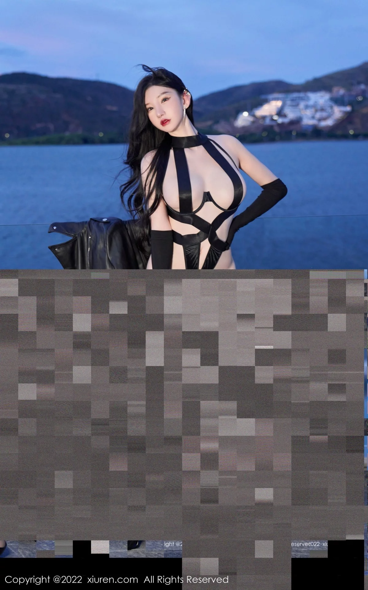 [[XiuRen秀人网]秀人网]No.5433_女神周于希Sally心愿旅拍半脱露性感黑色情趣内衣撩人诱惑写真73P