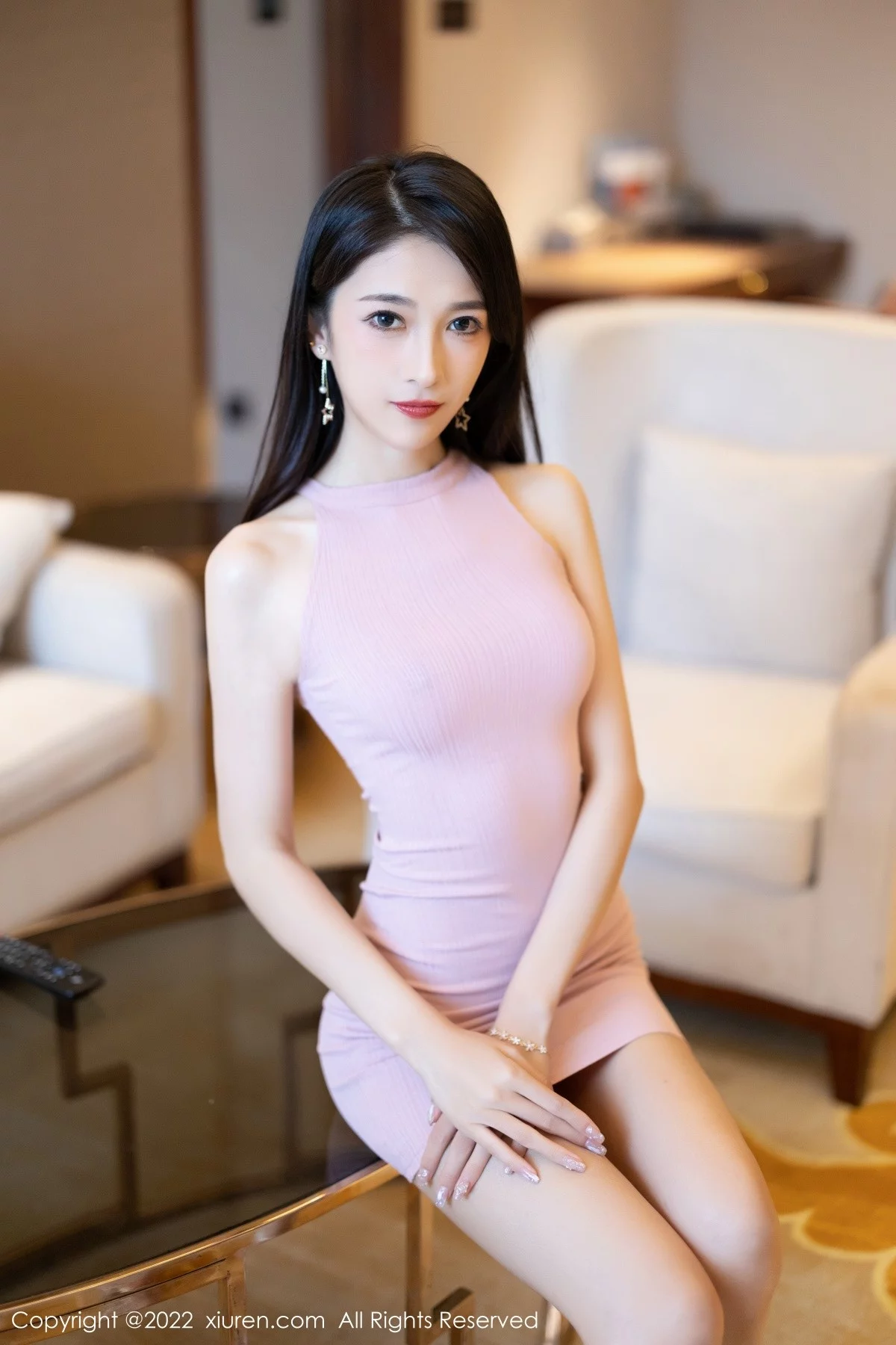 [[XiuRen秀人网]秀人网]No.5436_模特林乐一粉色收身衣+粉色轻透情趣内衣配超薄肉丝诱惑写真80P