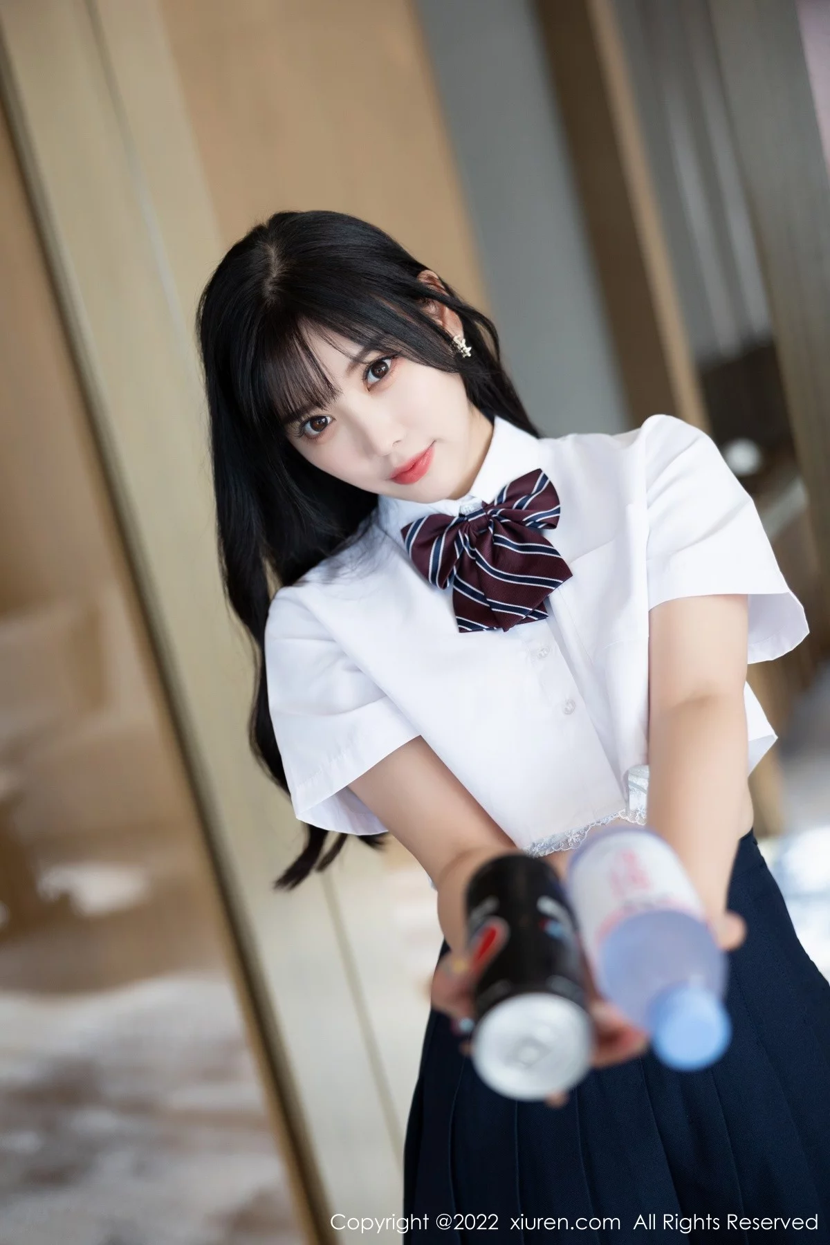 [[XiuRen秀人网]秀人网]No.5338_女神杨晨晨Yome清爽学妹制服露蕾丝内衣秀完美身材诱惑写真82P