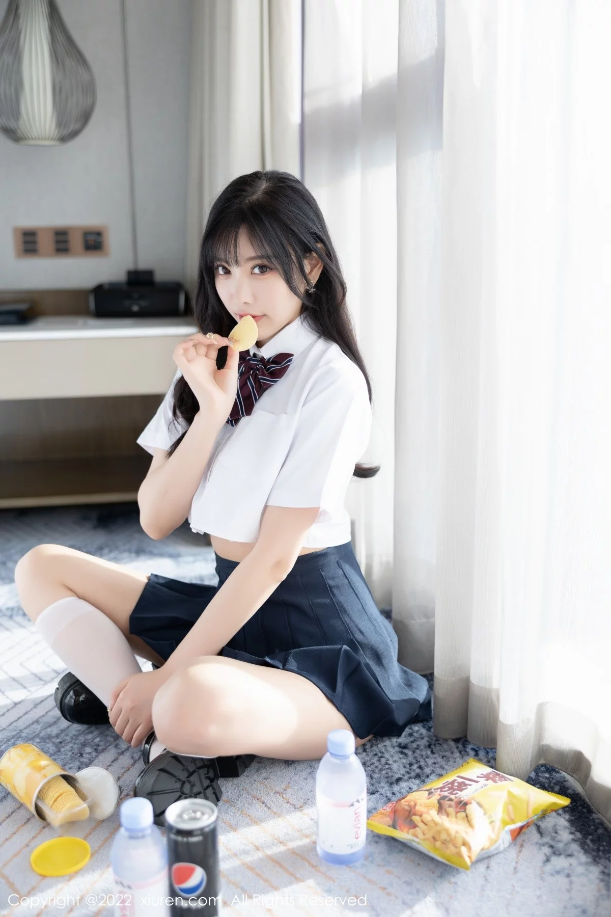 [[XiuRen秀人网]秀人网]No.5338_女神杨晨晨Yome清爽学妹制服露蕾丝内衣秀完美身材诱惑写真82P