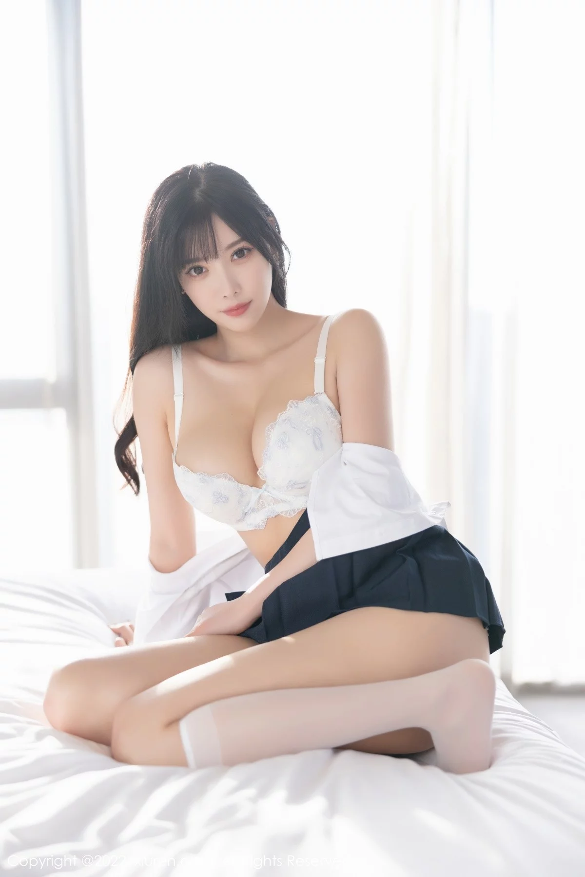 [[XiuRen秀人网]秀人网]No.5338_女神杨晨晨Yome清爽学妹制服露蕾丝内衣秀完美身材诱惑写真82P